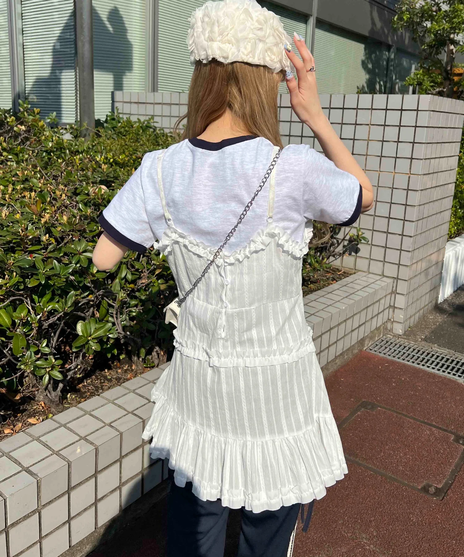 フリルデザインミニワンピ - Image 7