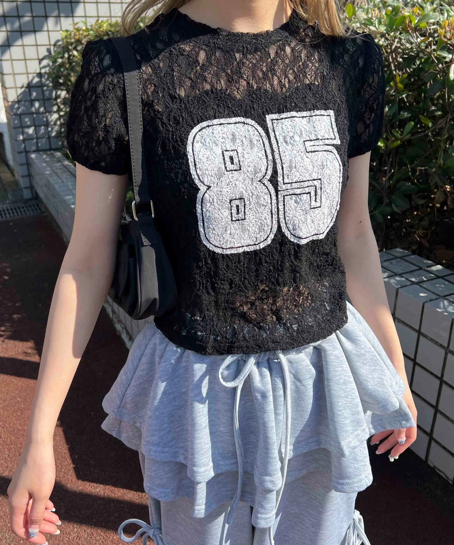 レースコンパクトTシャツ - Image 10