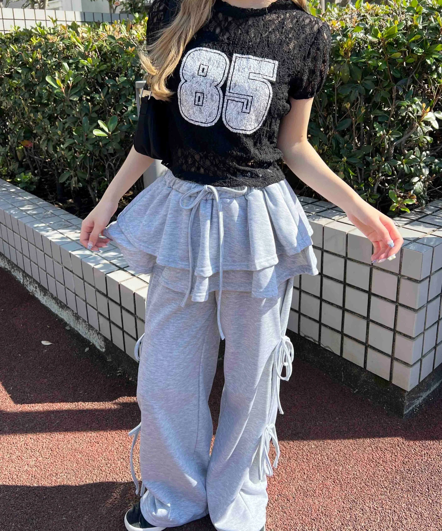 レースコンパクトTシャツ - Image 12