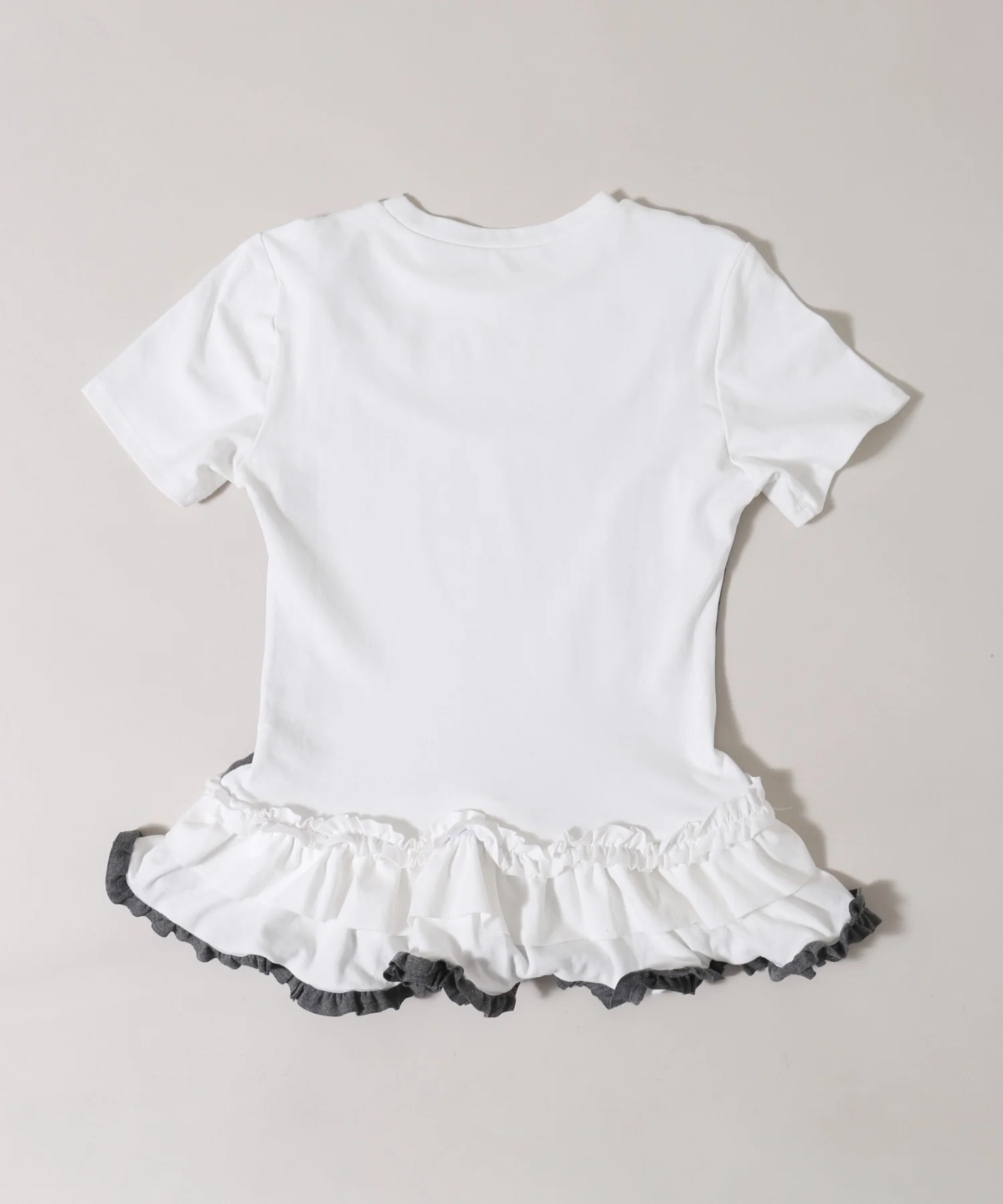 バイカラーレイヤードデザインTシャツ - Image 24