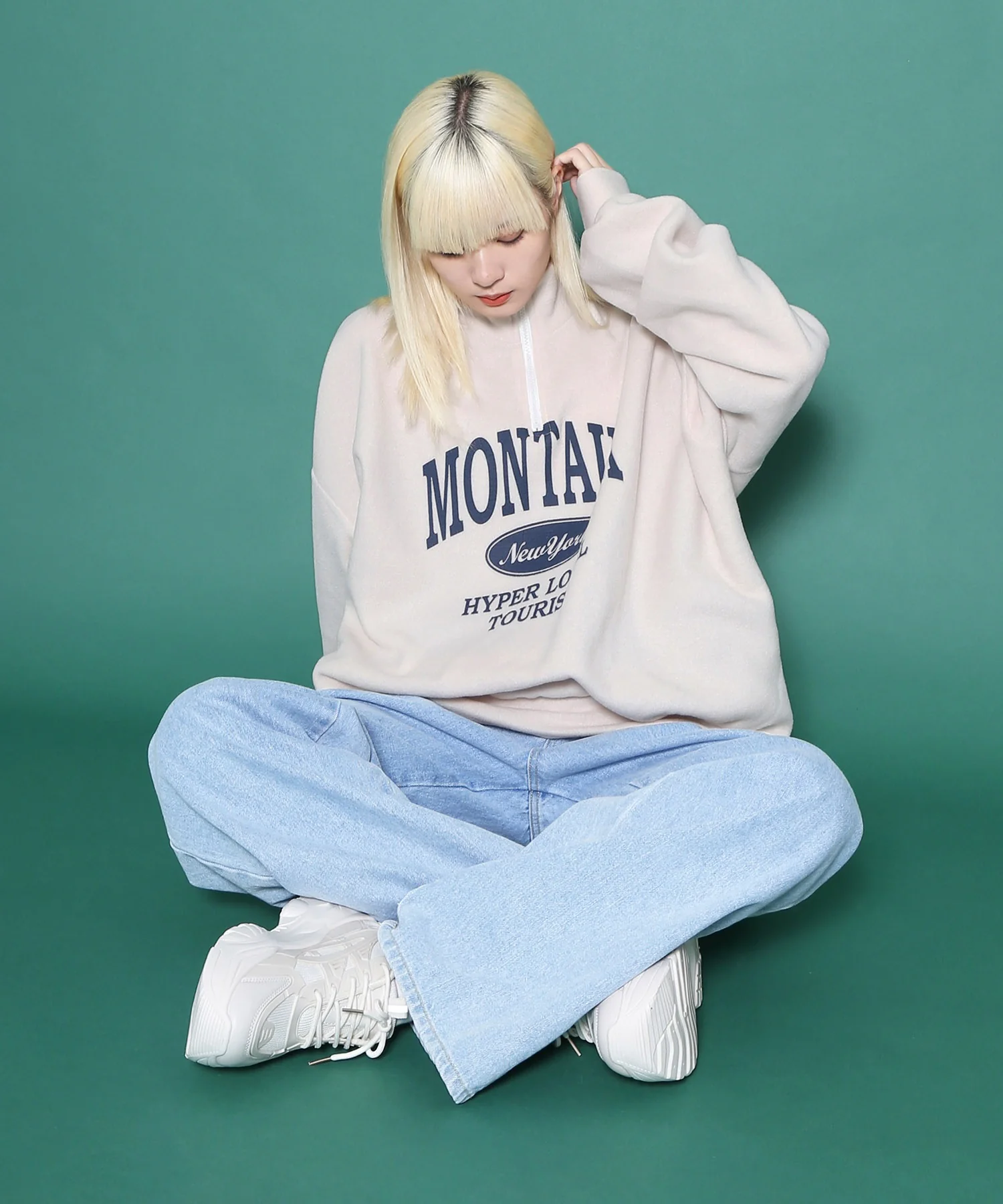 MONTAUKハーフジッププルオーバー - Image 3
