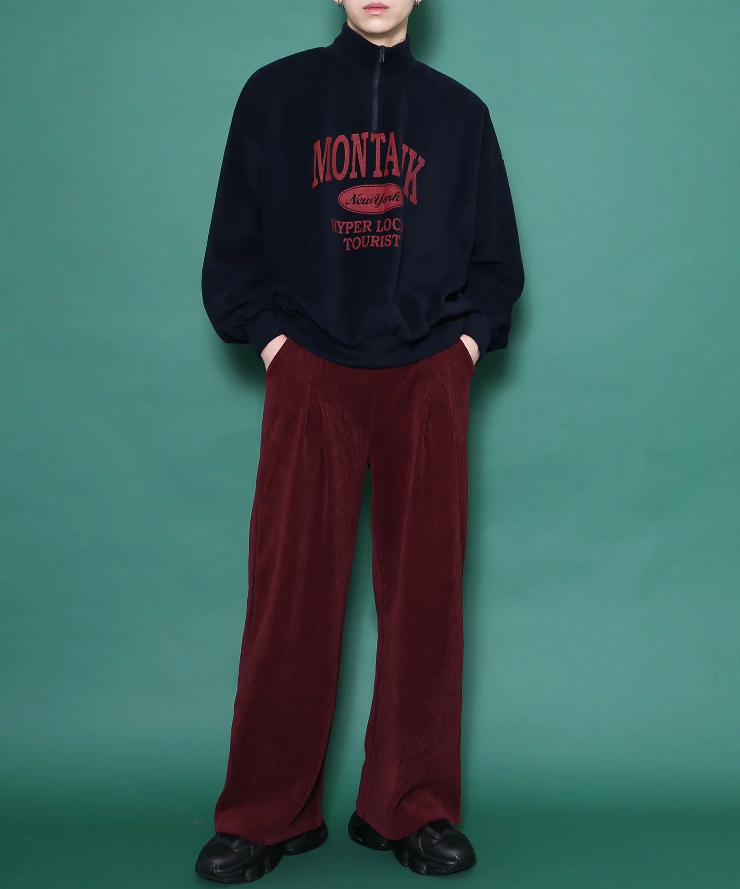 MONTAUKハーフジッププルオーバー - Image 4