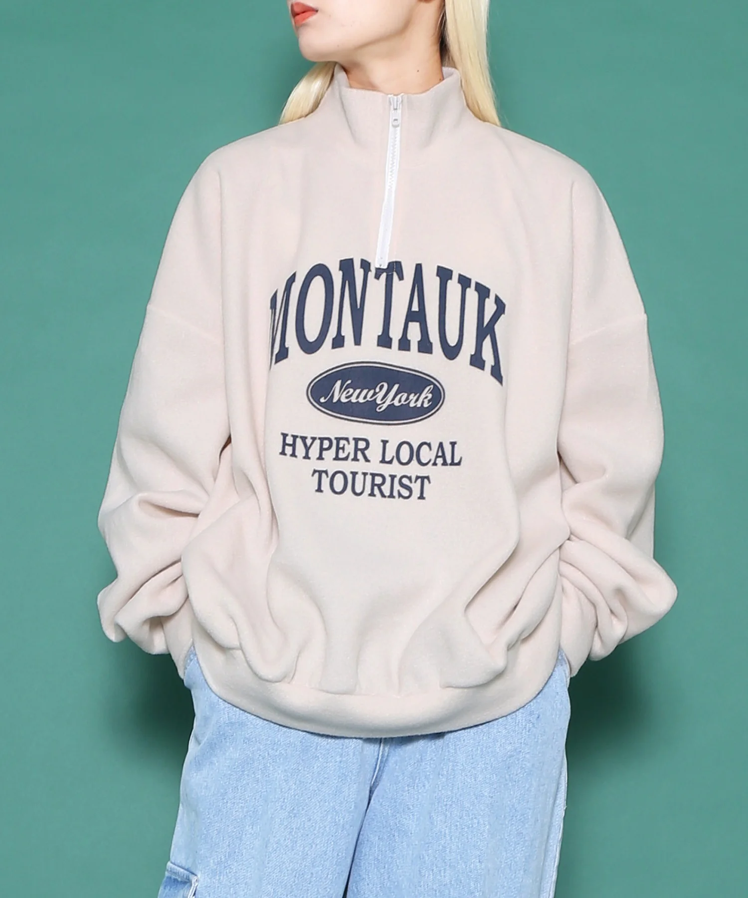 MONTAUKハーフジッププルオーバー - Image 5