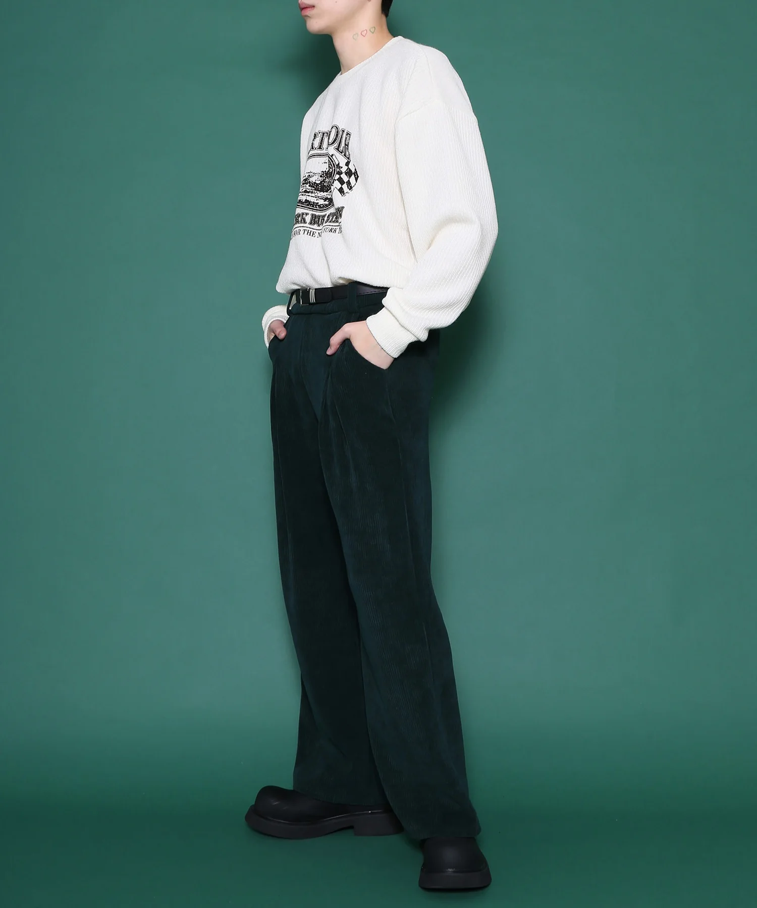 ベルト付きコーデュロイパンツ - Image 5
