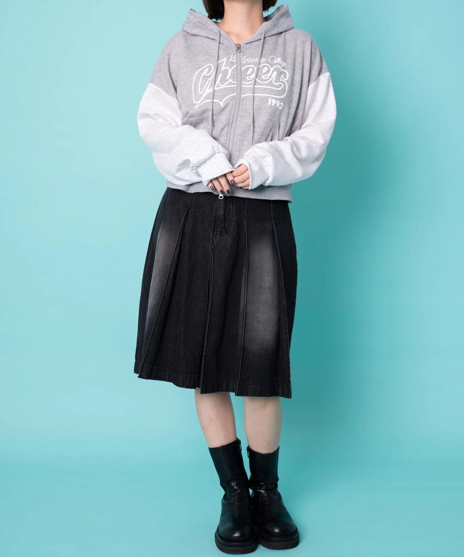 チアロゴWジップパーカー - Image 15