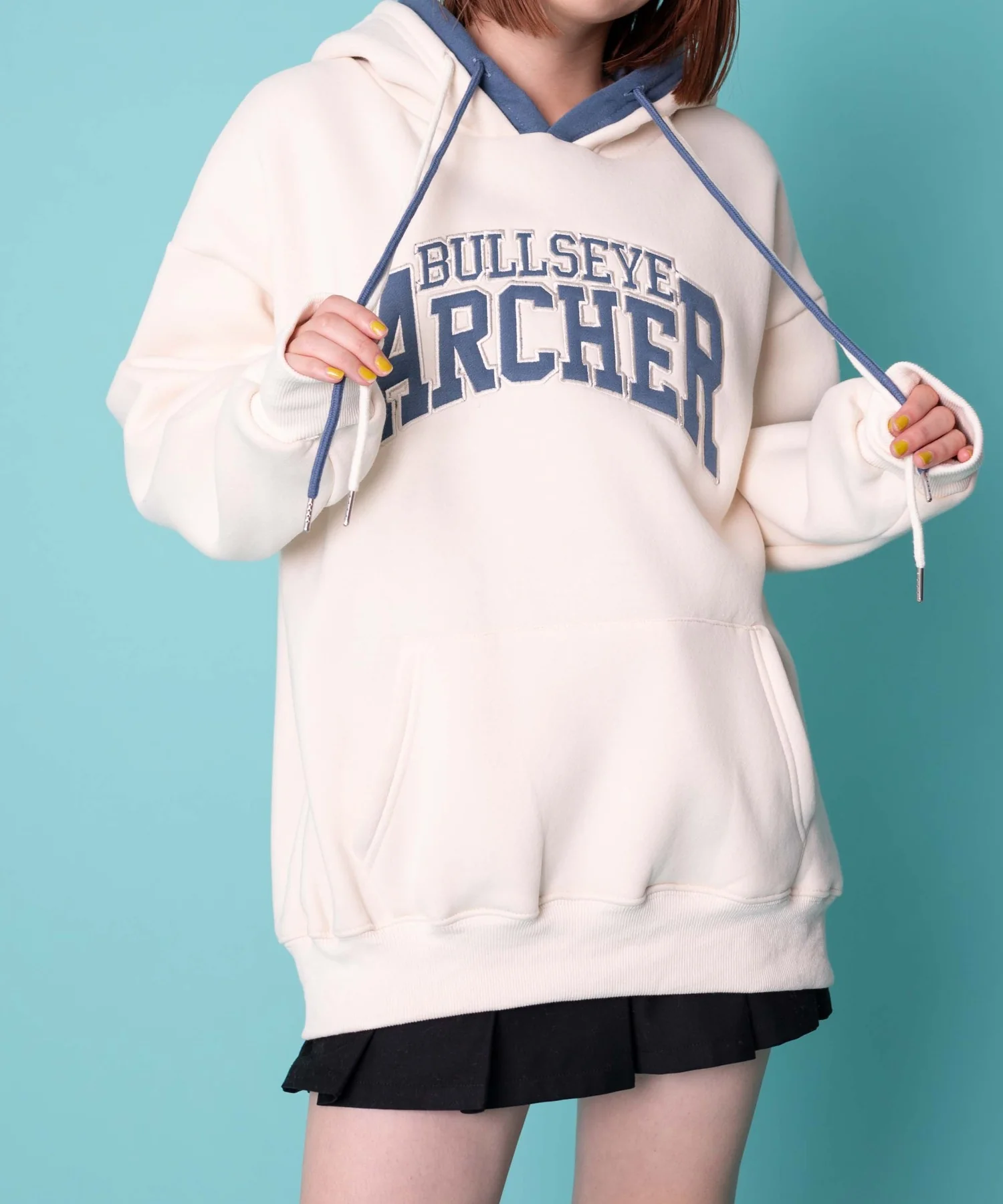 ダブルフードロゴビッグパーカー - Image 8