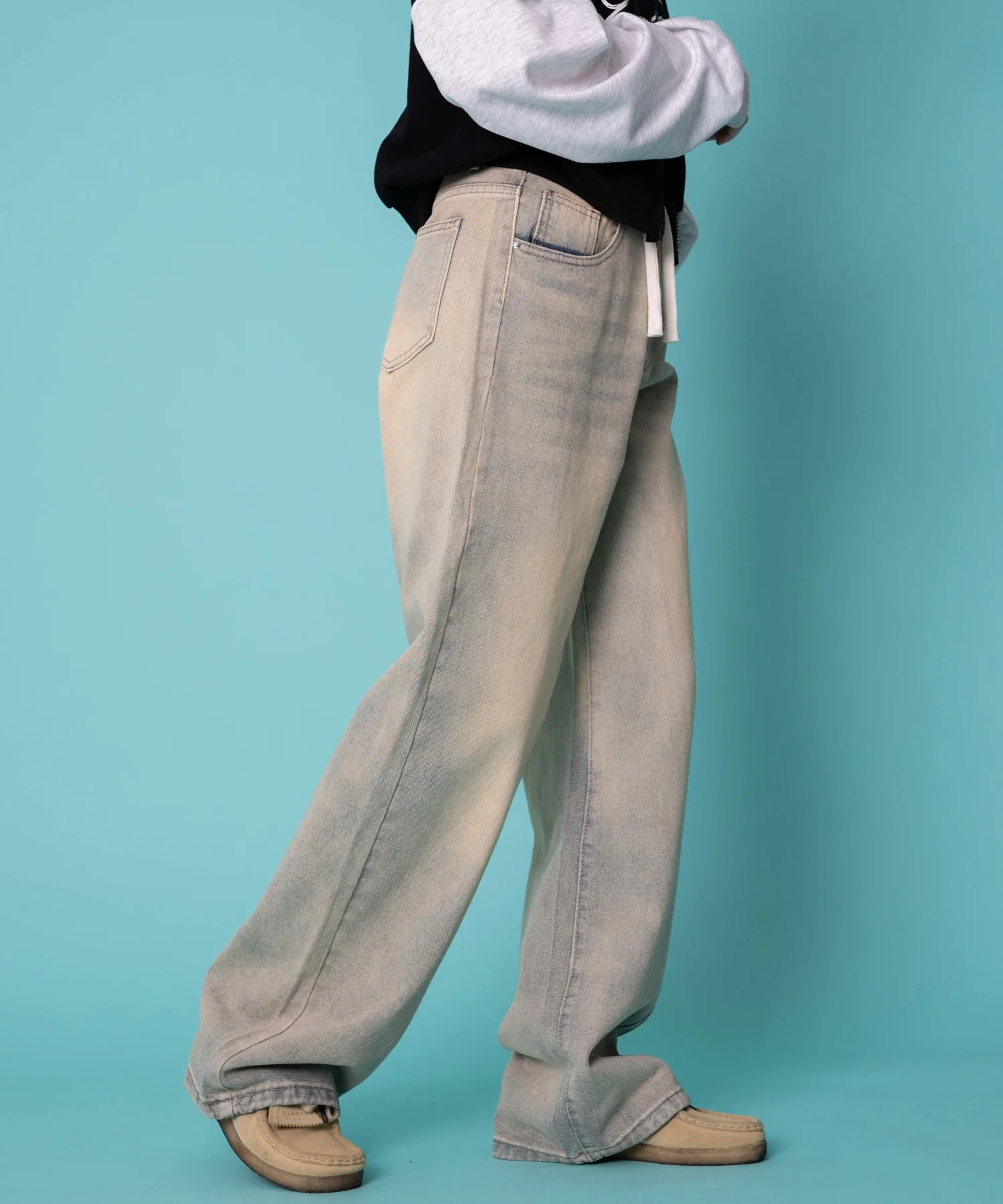 ドロストコードデニムパンツ - Image 5