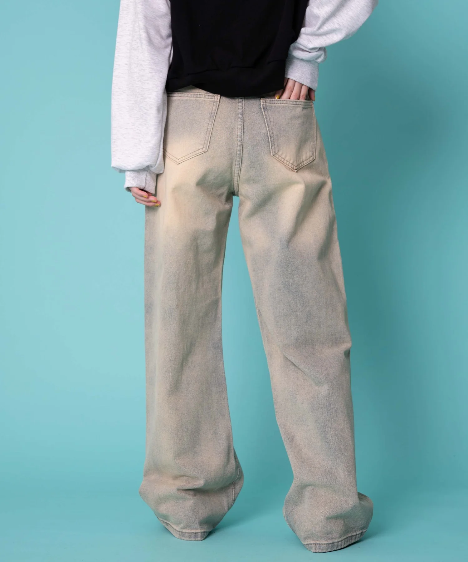 ドロストコードデニムパンツ - Image 6