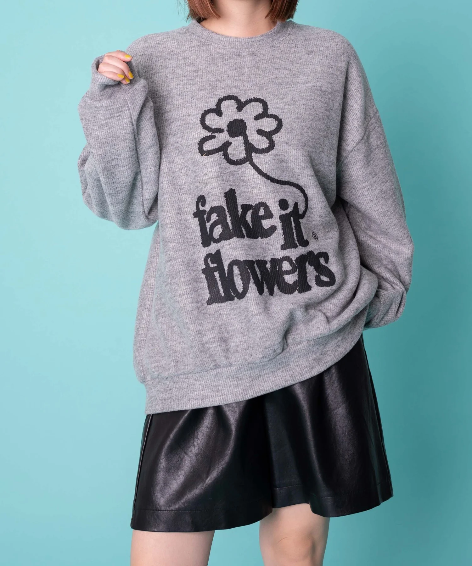 Fake　flowersニットPO - Image 4