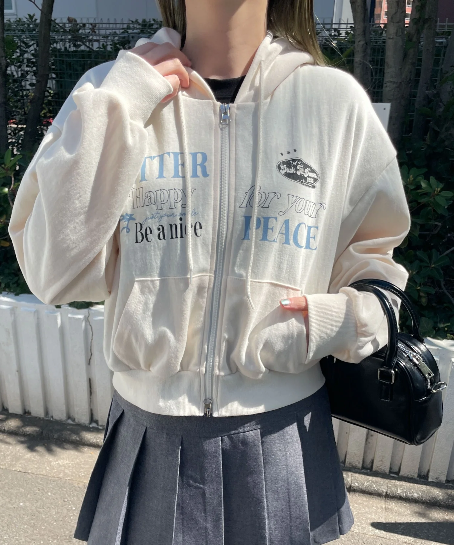 ロゴショートジップパーカー - Image 10