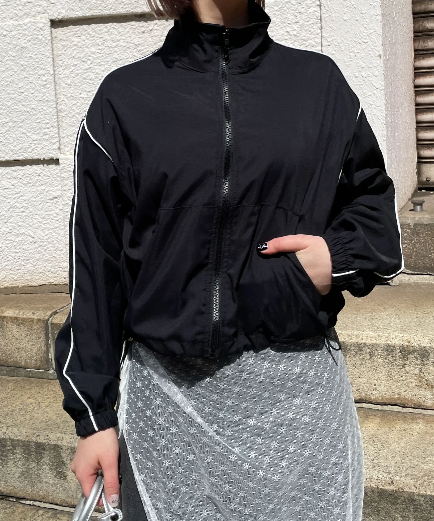 ナイロンショートトラックジャケット - Image 17