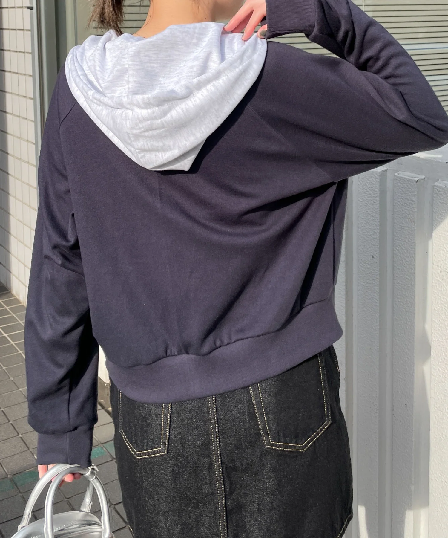 カレッジプリントZIPパーカー - Image 9