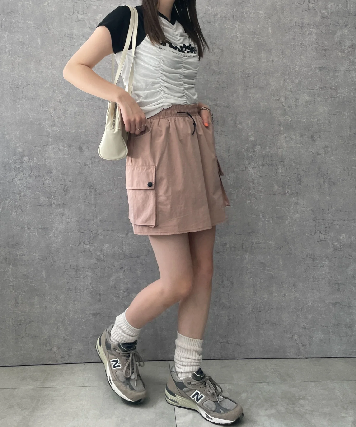 ナイロンカーゴミニスカート - Image 5