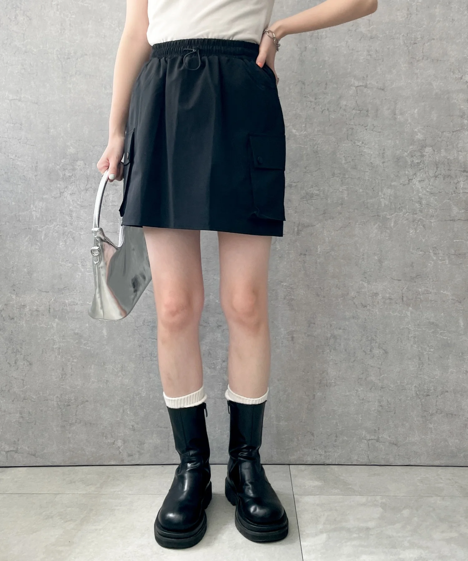 ナイロンカーゴミニスカート - Image 9