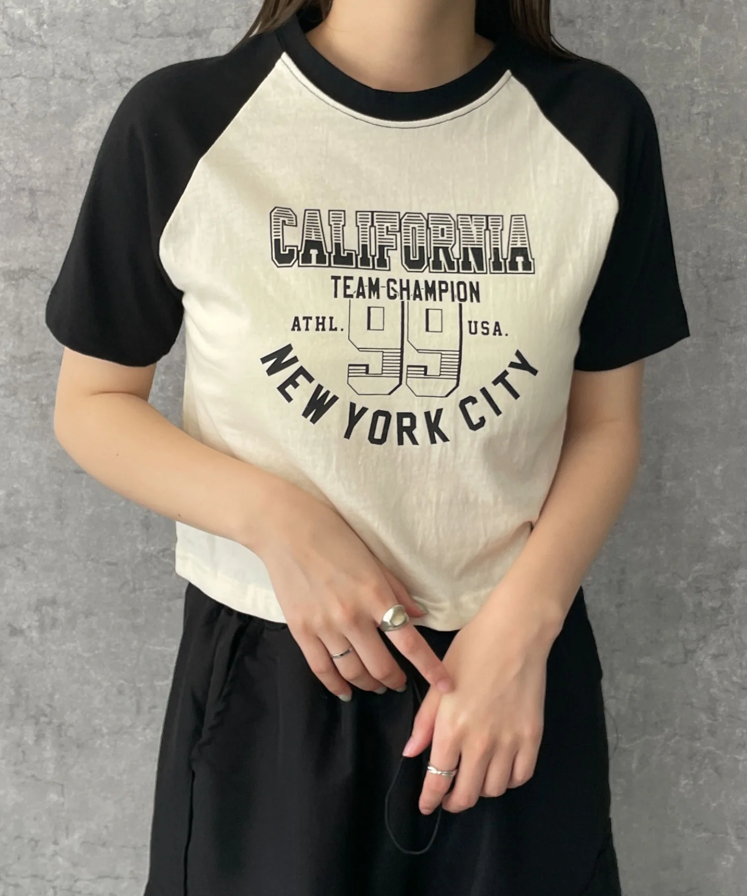 CALIFORNIAロゴラグランTシャツ - Image 14