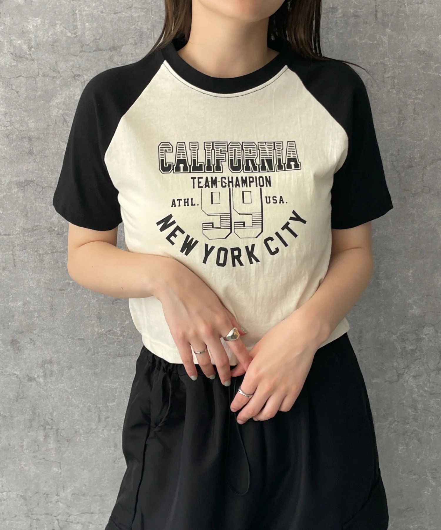 CALIFORNIAロゴラグランTシャツ - Image 15