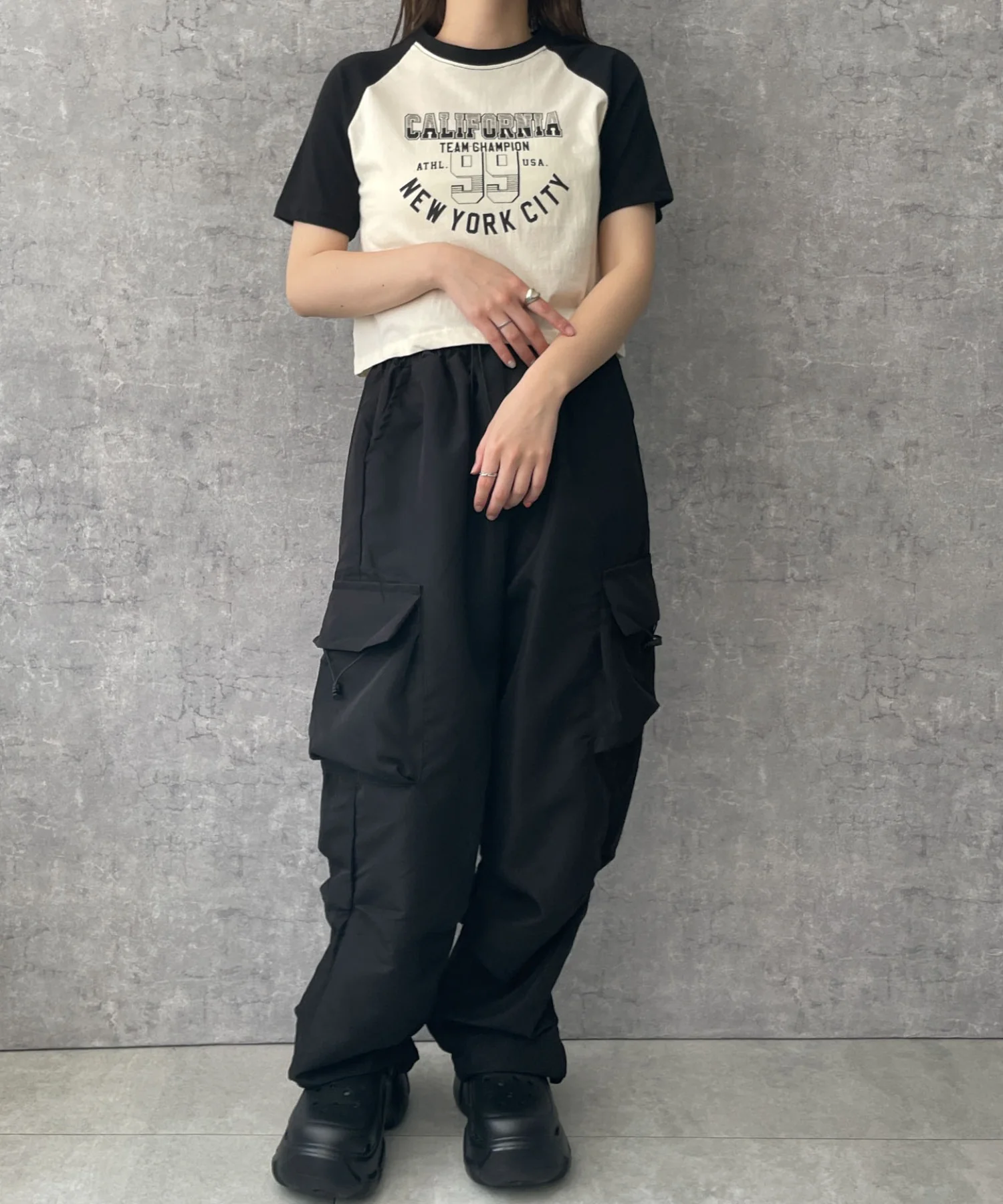 CALIFORNIAロゴラグランTシャツ - Image 16