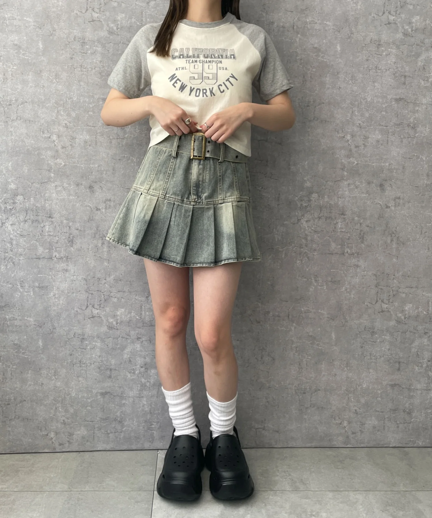 CALIFORNIAロゴラグランTシャツ - Image 6