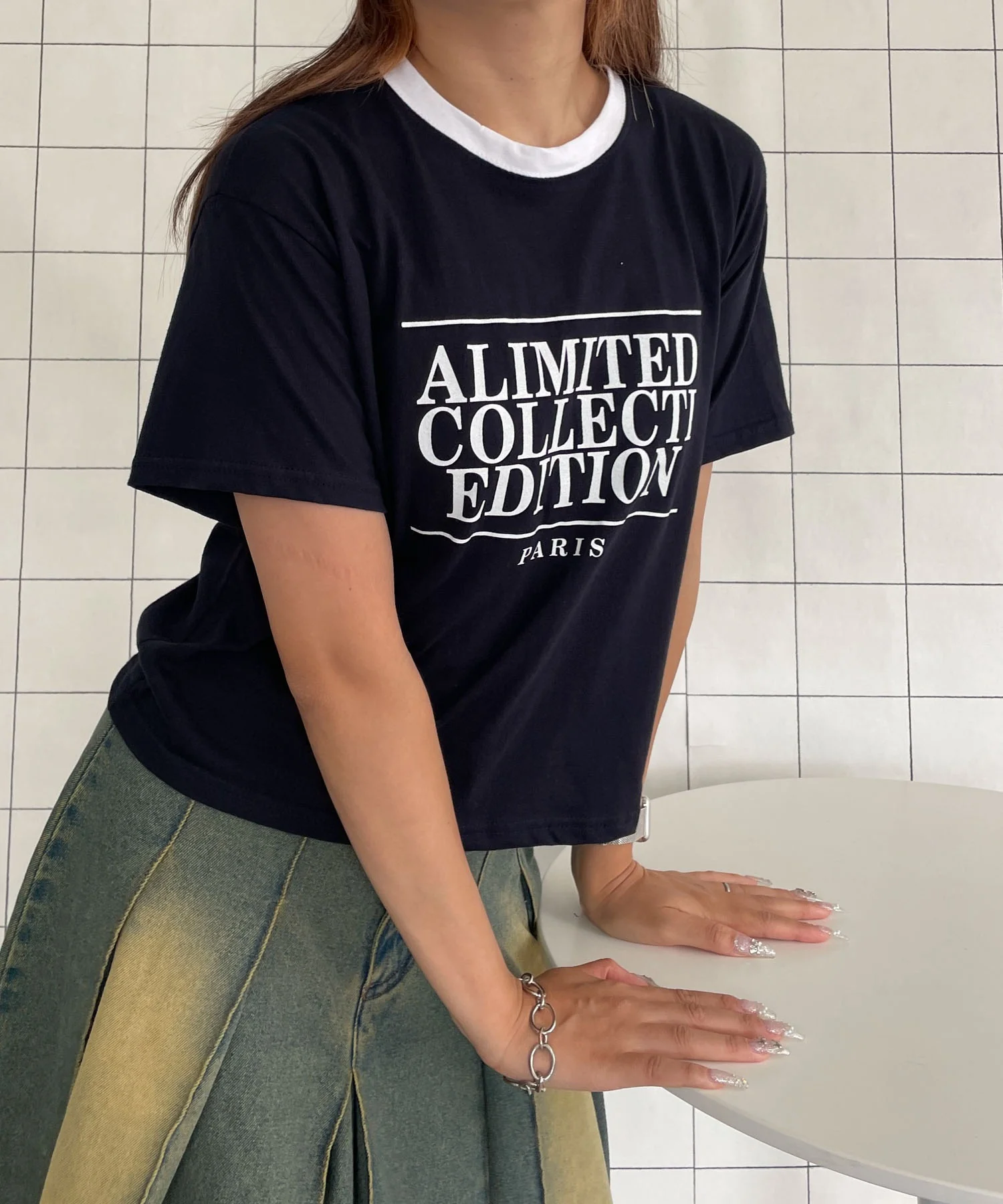 PARIS　パイピングTシャツ - Image 10