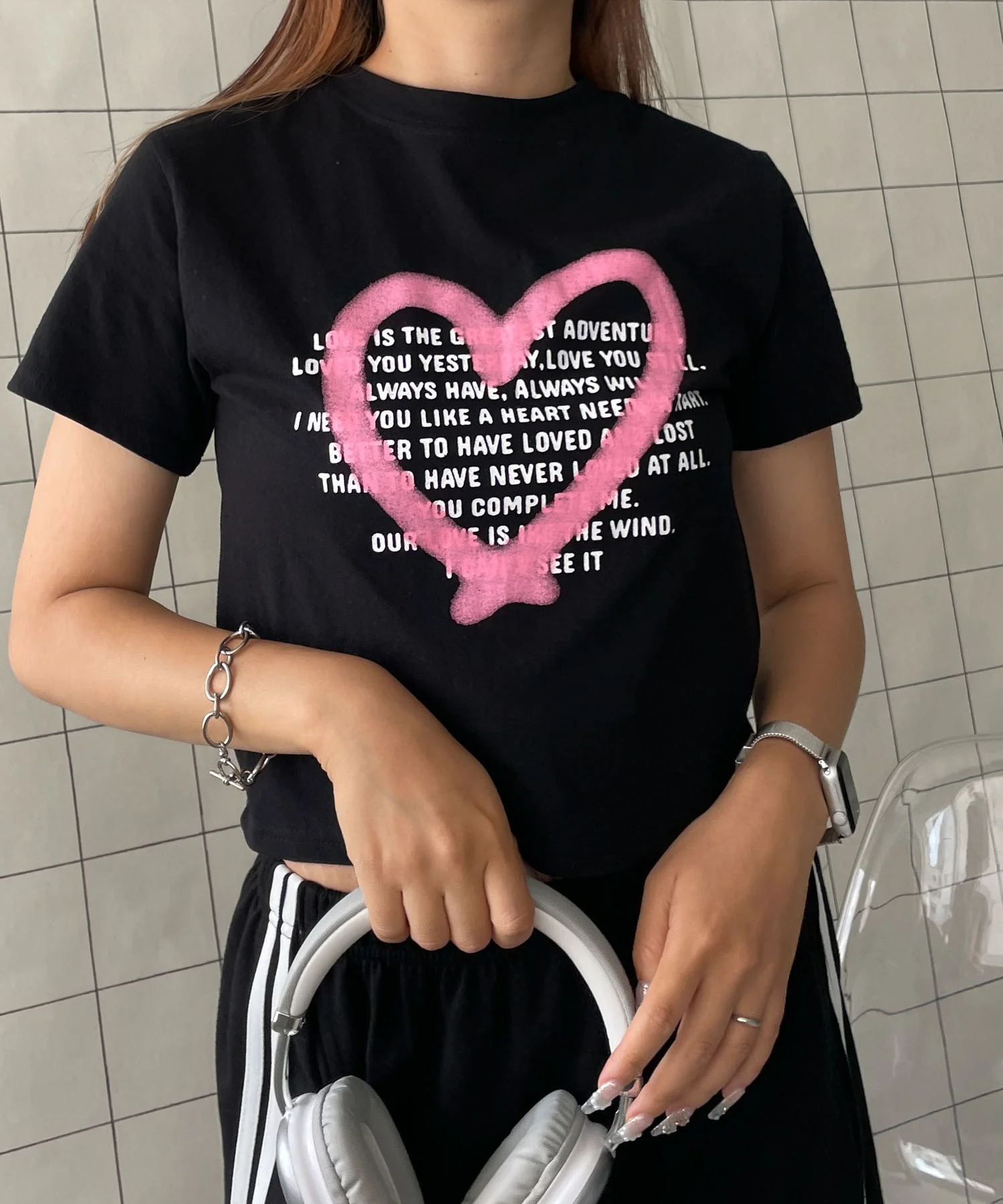 アソートハートプリントTシャツ - Image 2