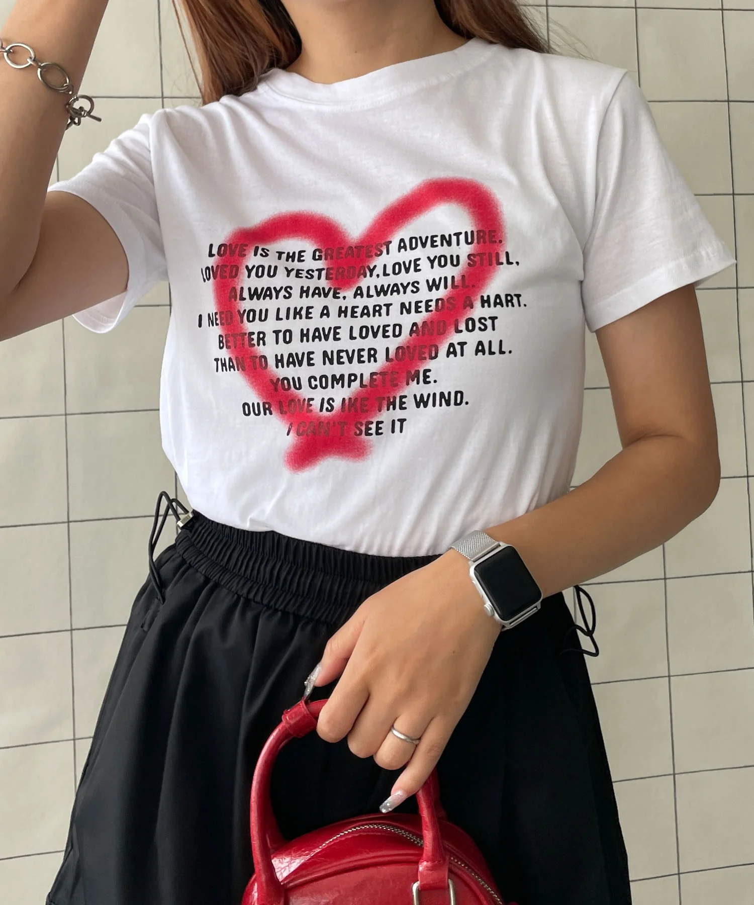 アソートハートプリントTシャツ - Image 6