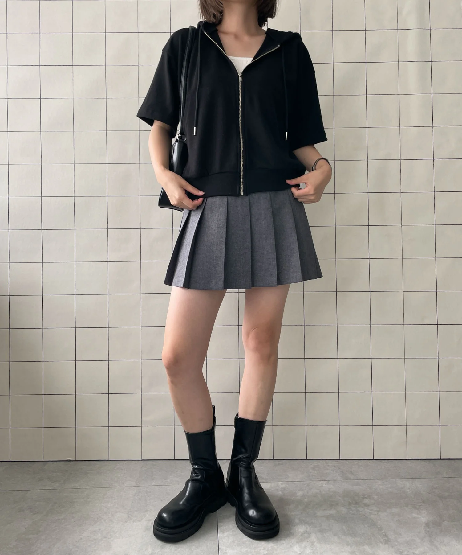 半袖ジップアップパーカー - Image 14
