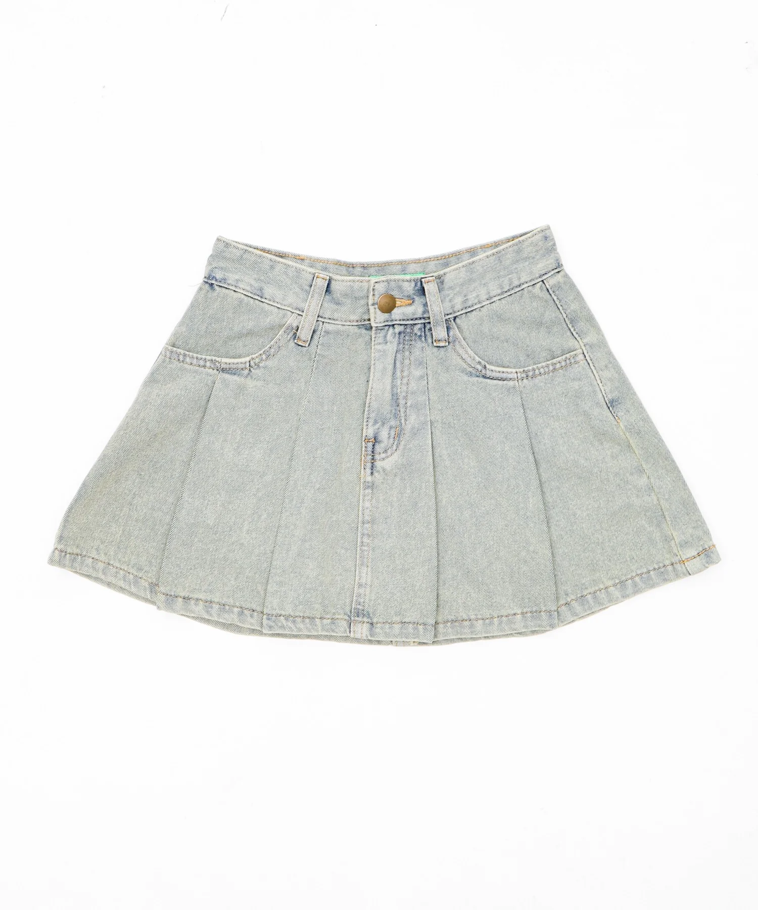 タックデニムミニスカパン - Image 6
