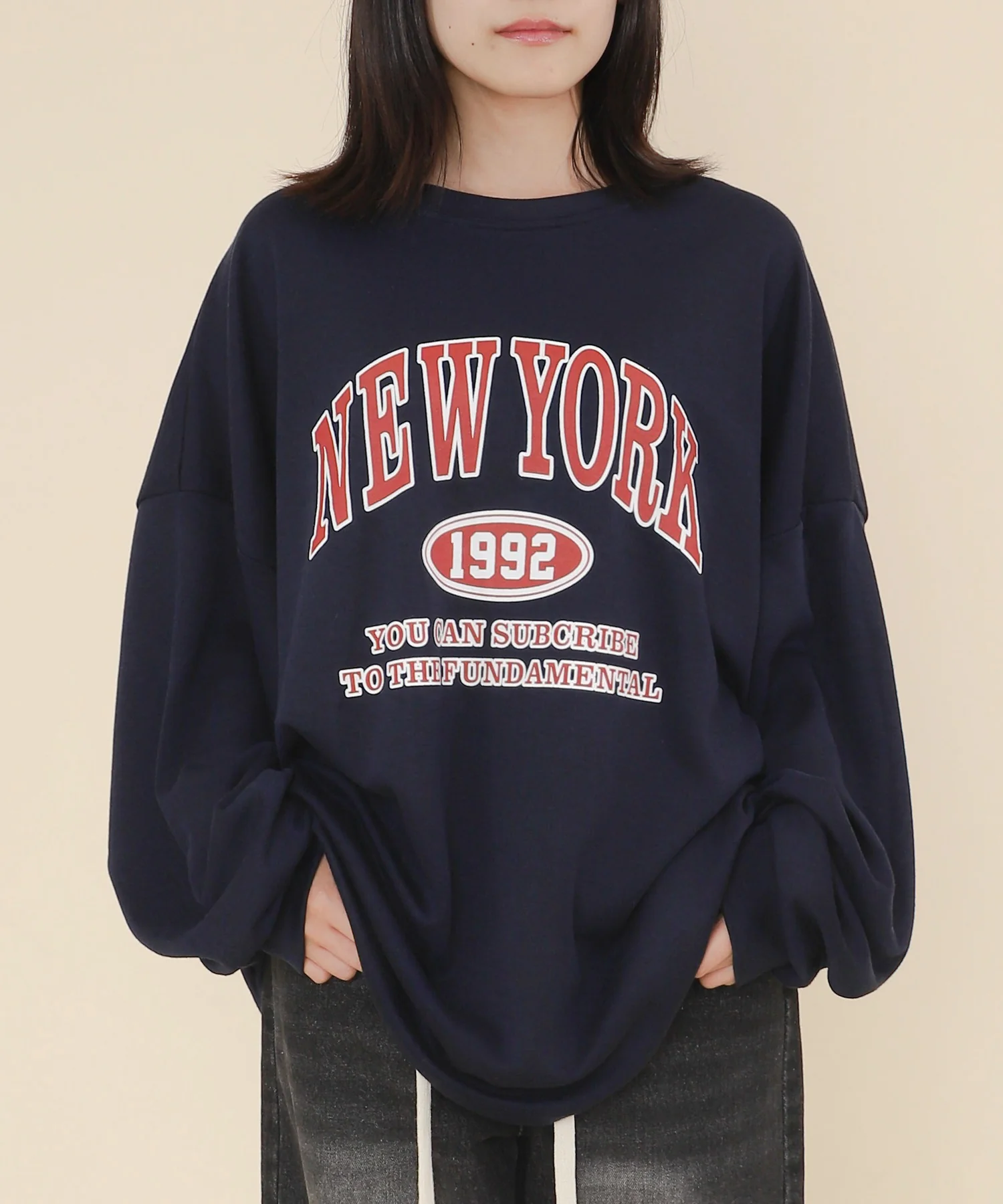 NEWYORKロゴプルオーバー