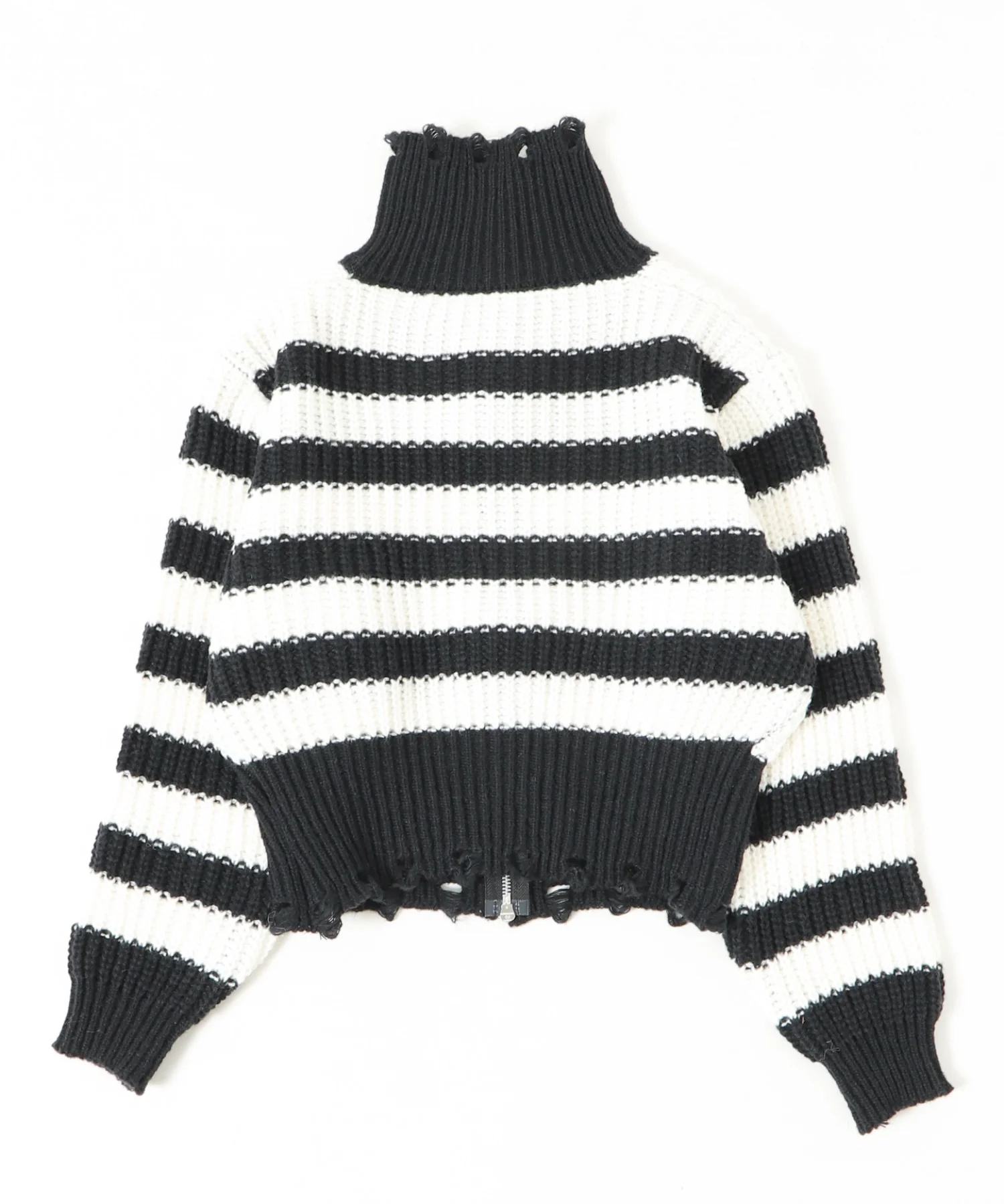 ダメージボーダーZIPニット - Image 9