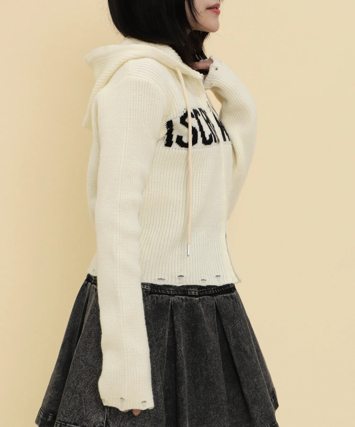 ロゴZIPニットパーカー - Image 5