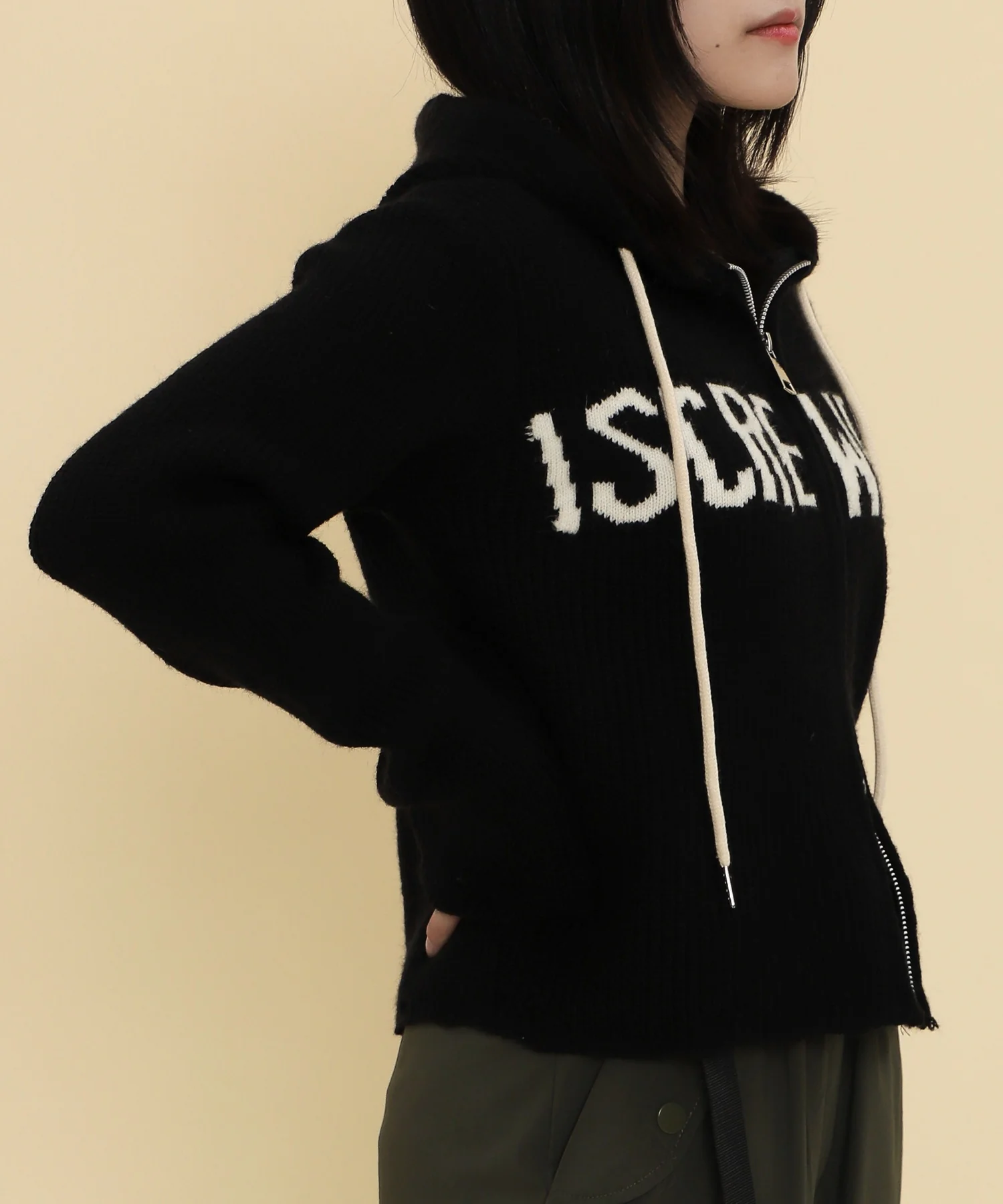 ロゴZIPニットパーカー - Image 9