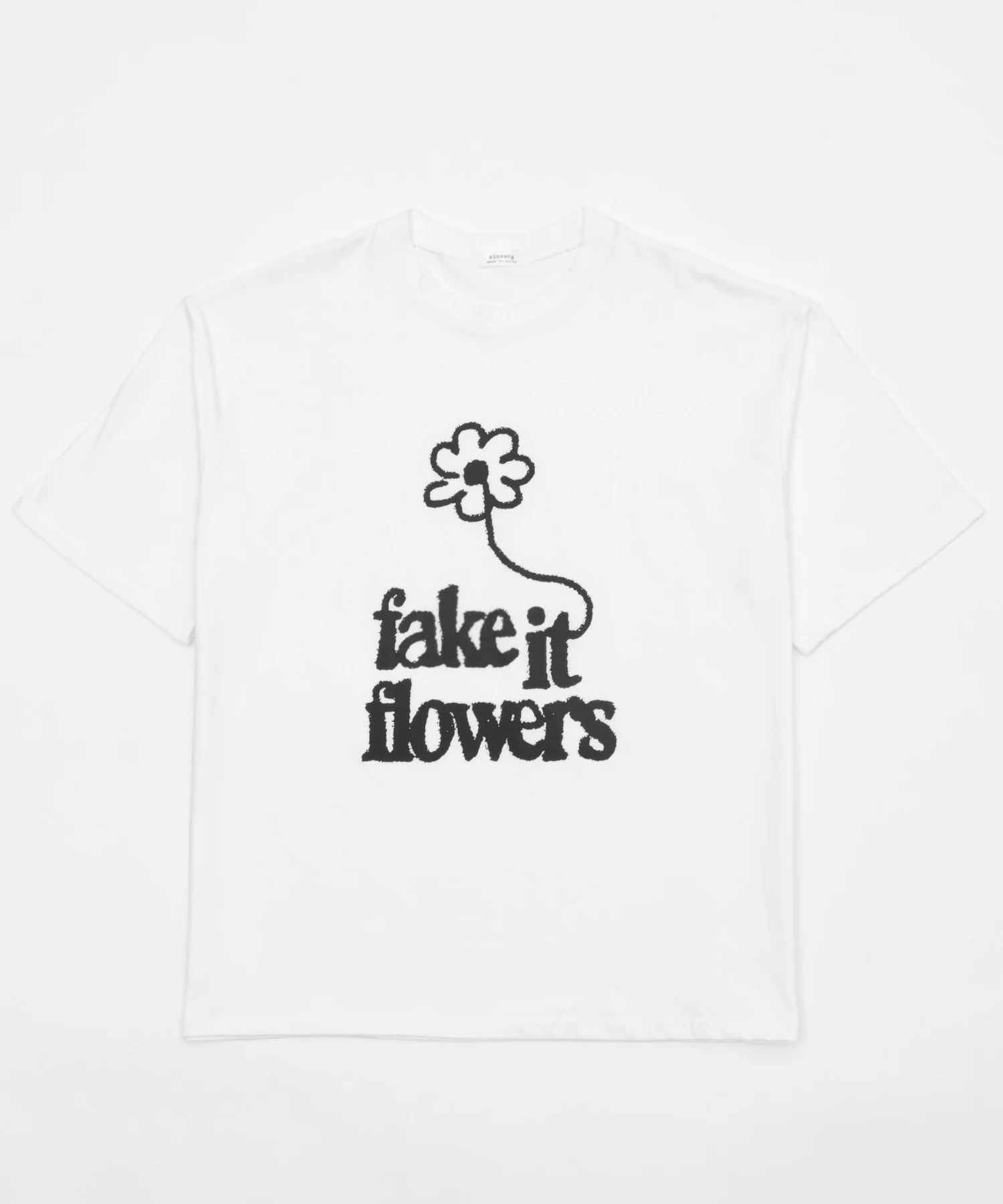 fake　it　flowersビッグT - Image 12