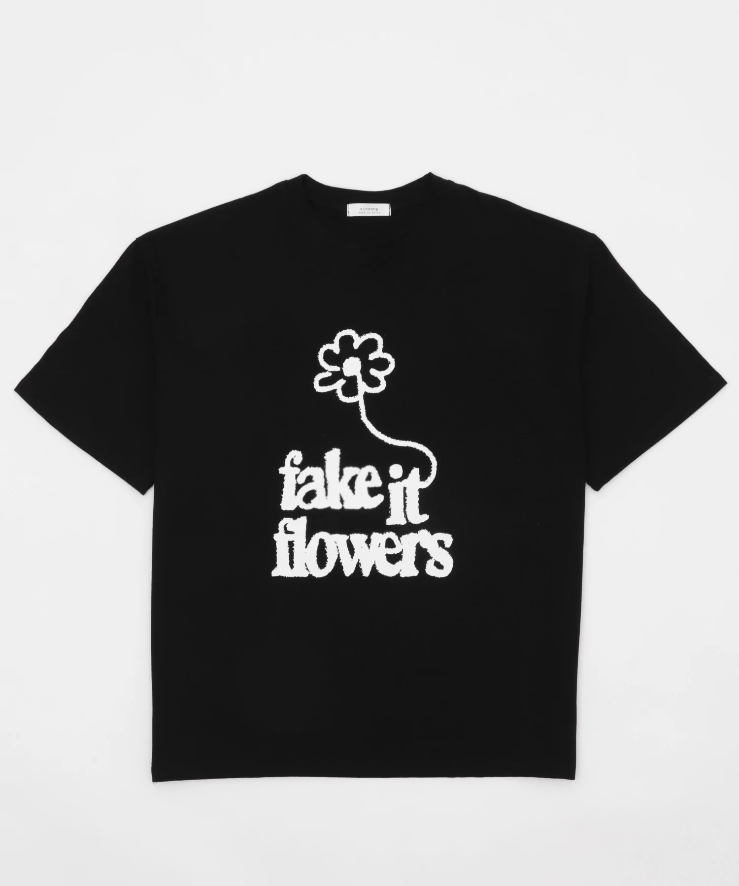 fake　it　flowersビッグT - Image 13