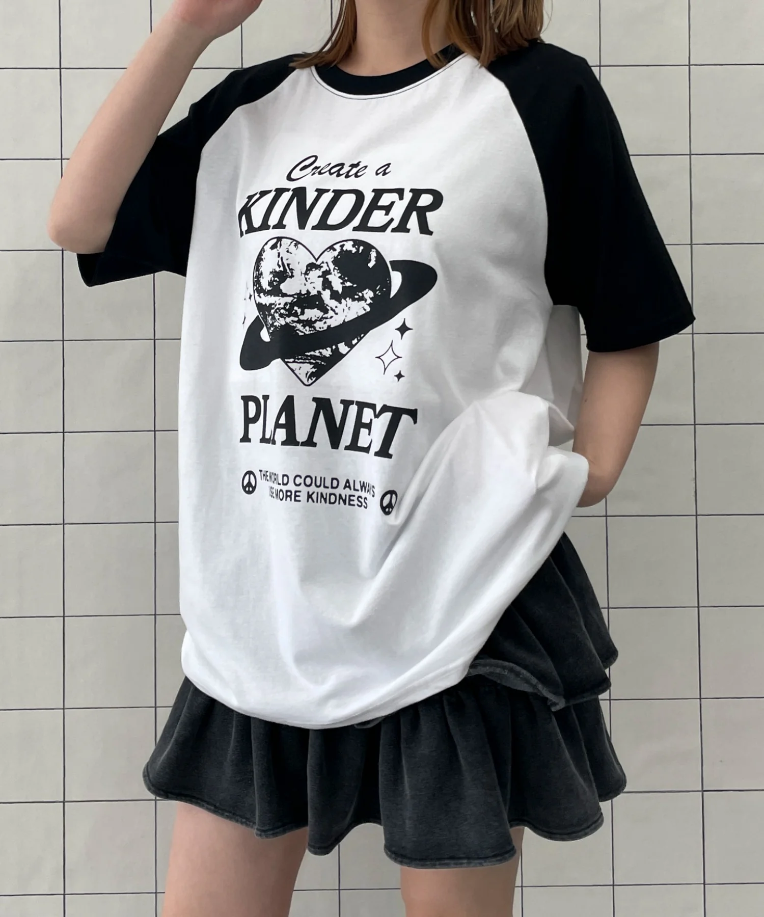 KINDER　PLANETラグランT - Image 3