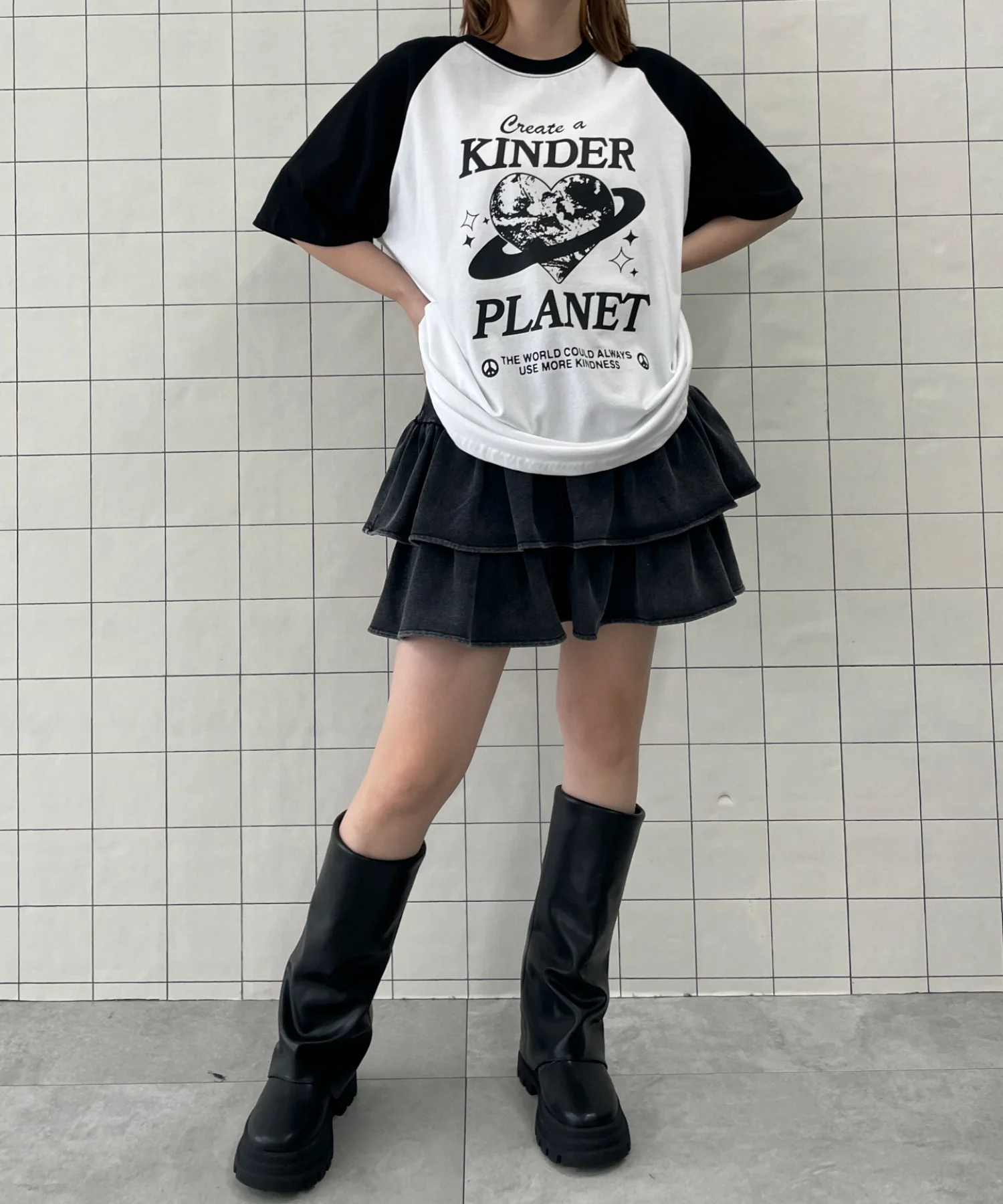 KINDER　PLANETラグランT - Image 5