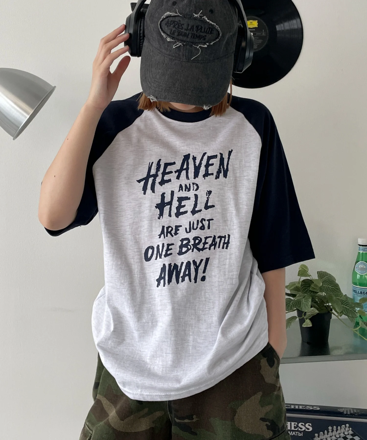 HEAVENHELLラグランT - Image 5