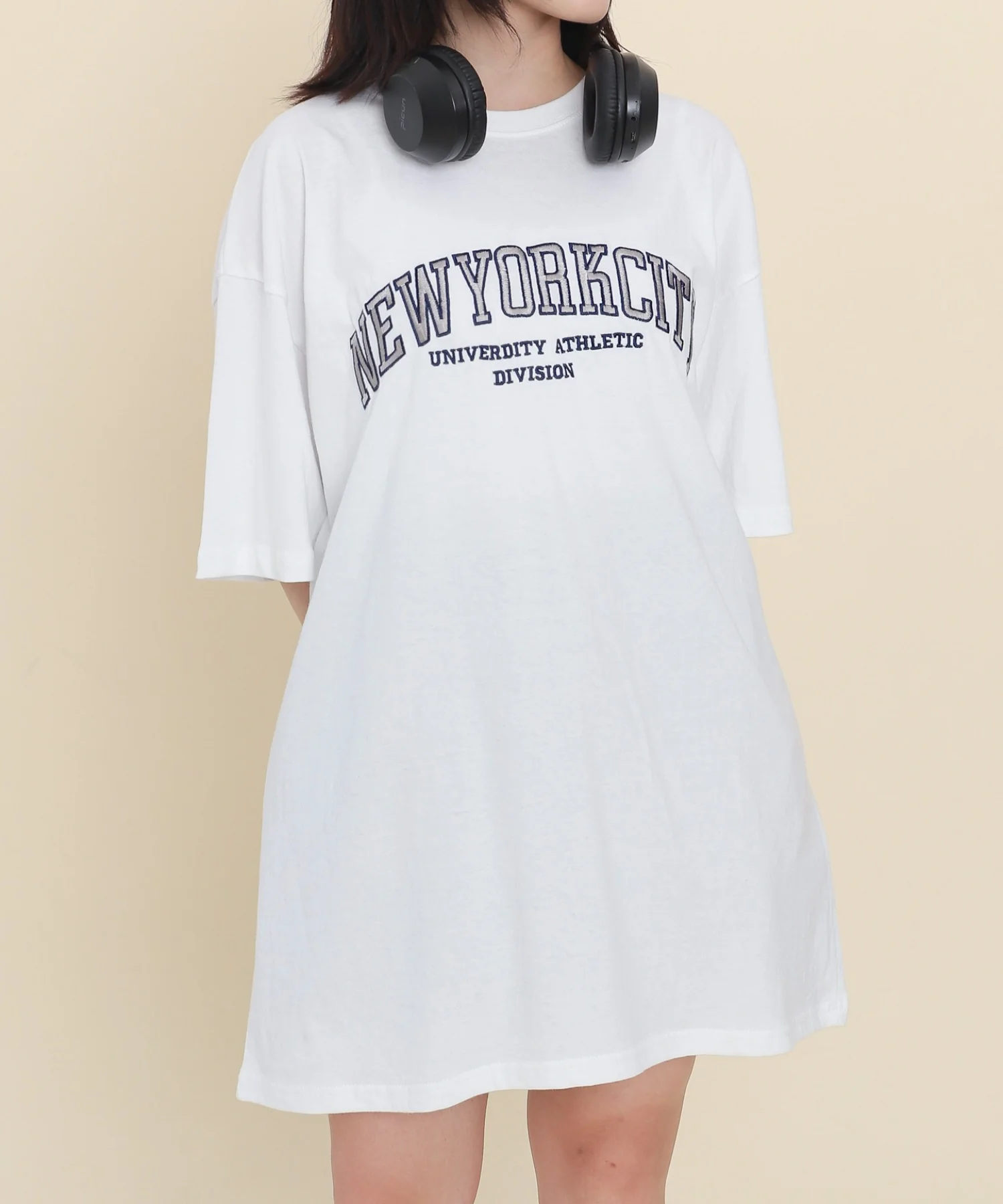 カレッジ刺繍ビッグT