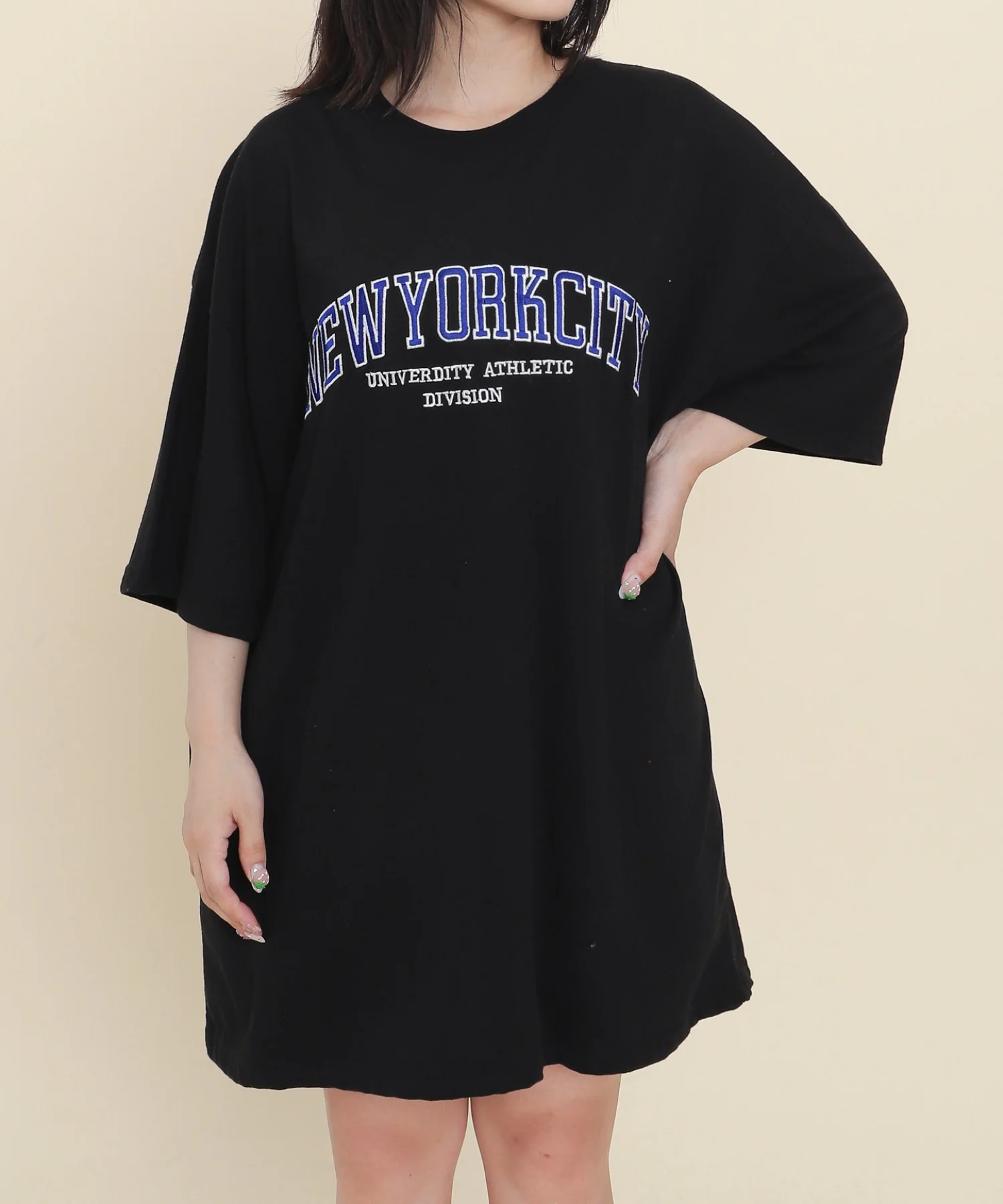 カレッジ刺繍ビッグT - Image 8