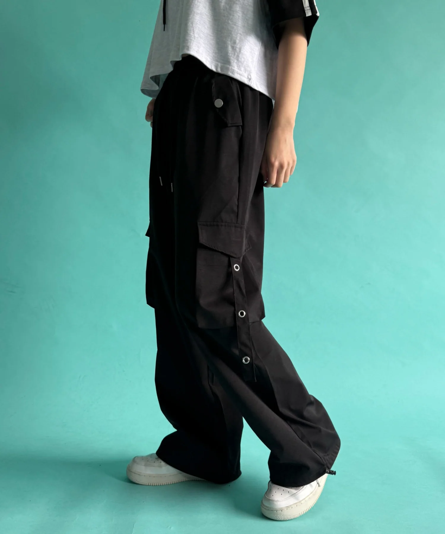 イージアイレットベルトーカーゴパンツ - Image 3
