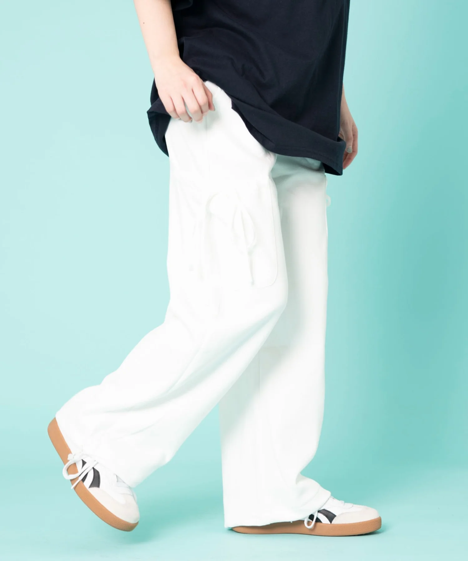 リボンカーゴスウェットパンツ - Image 11