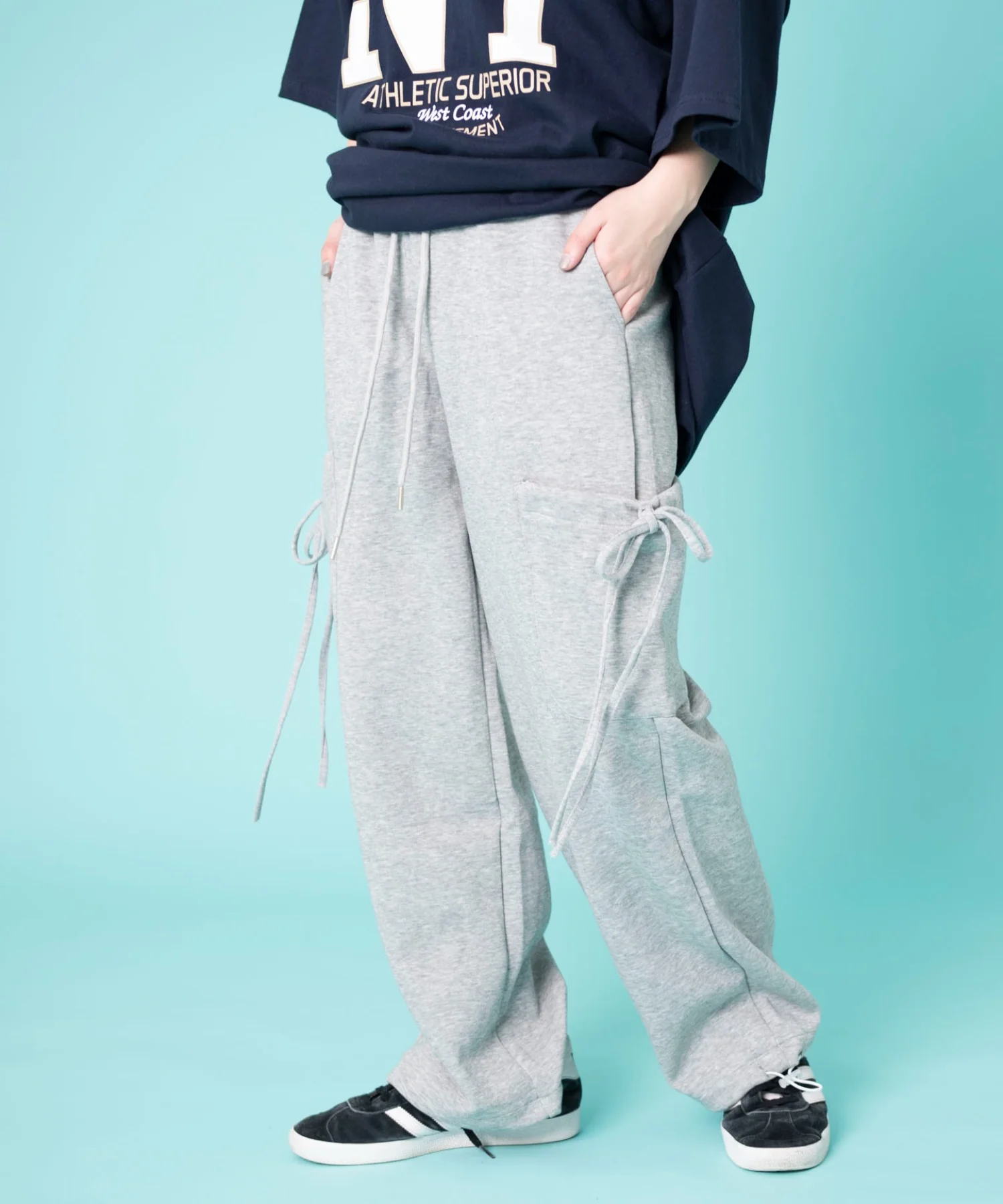 リボンカーゴスウェットパンツ - Image 2
