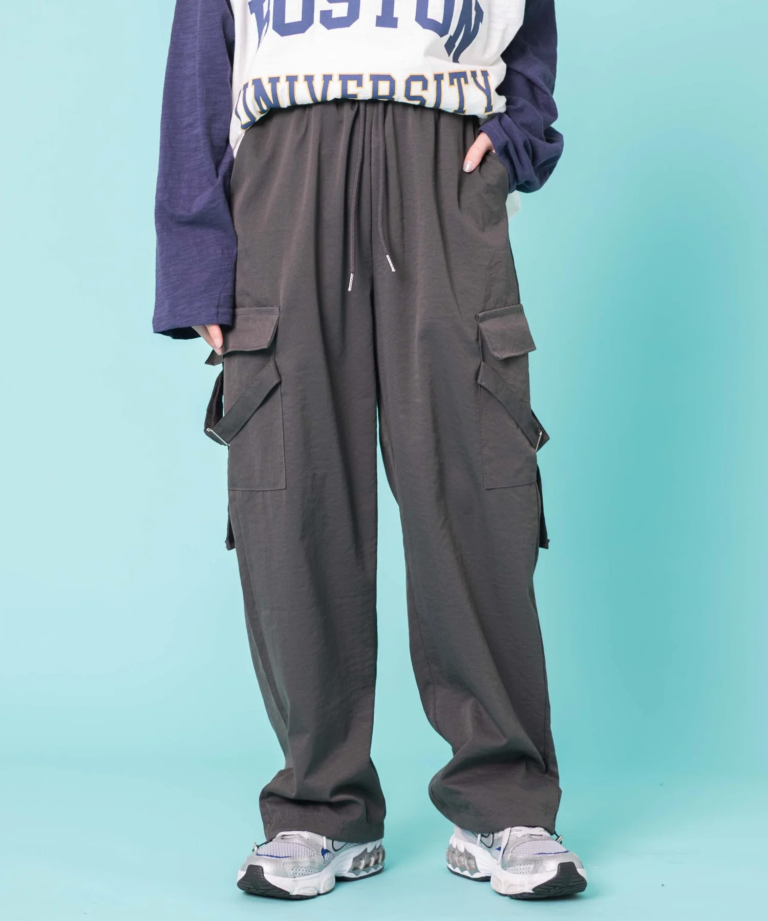 サイドベルトカーゴパンツ - Image 3