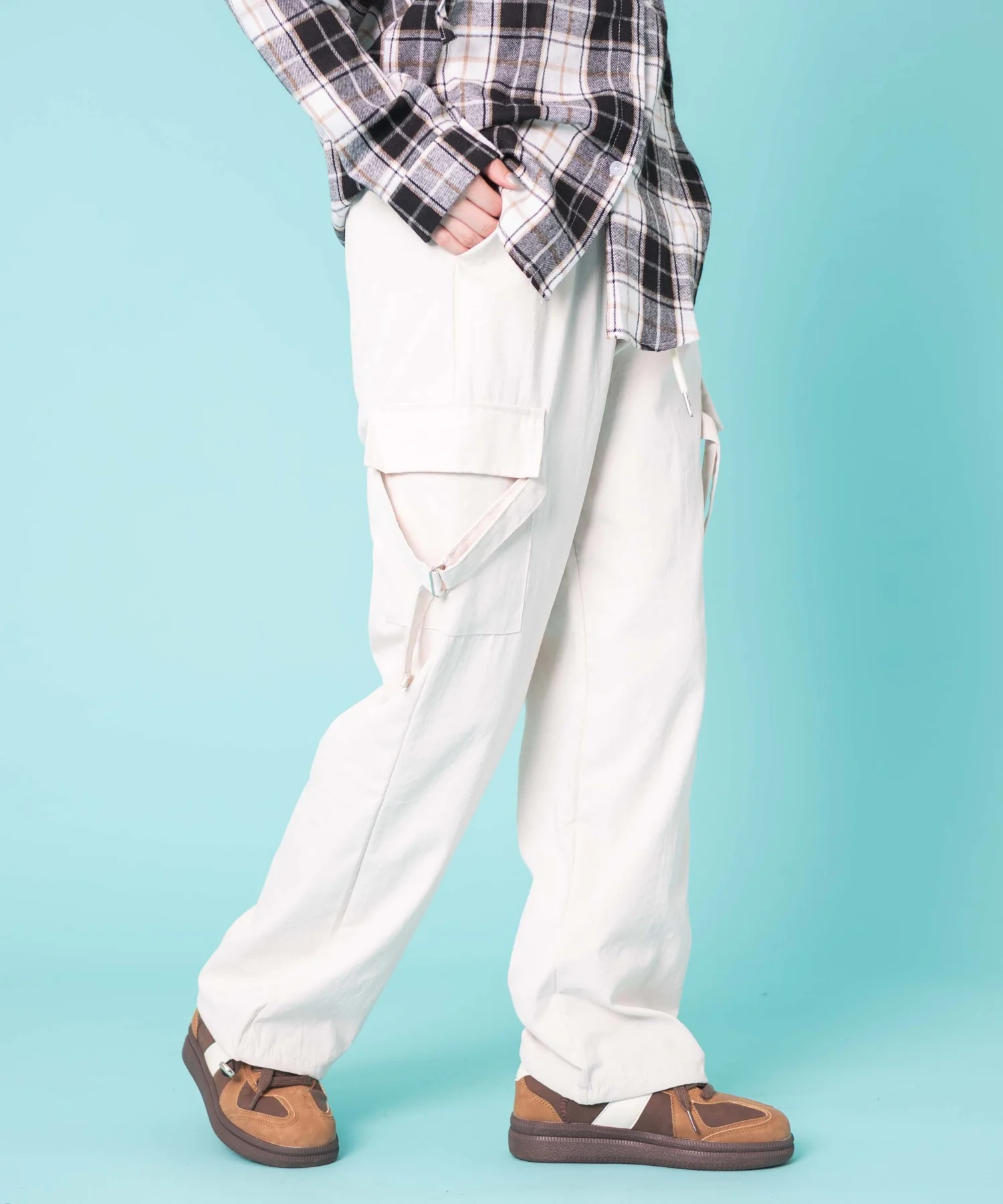 サイドベルトカーゴパンツ - Image 7