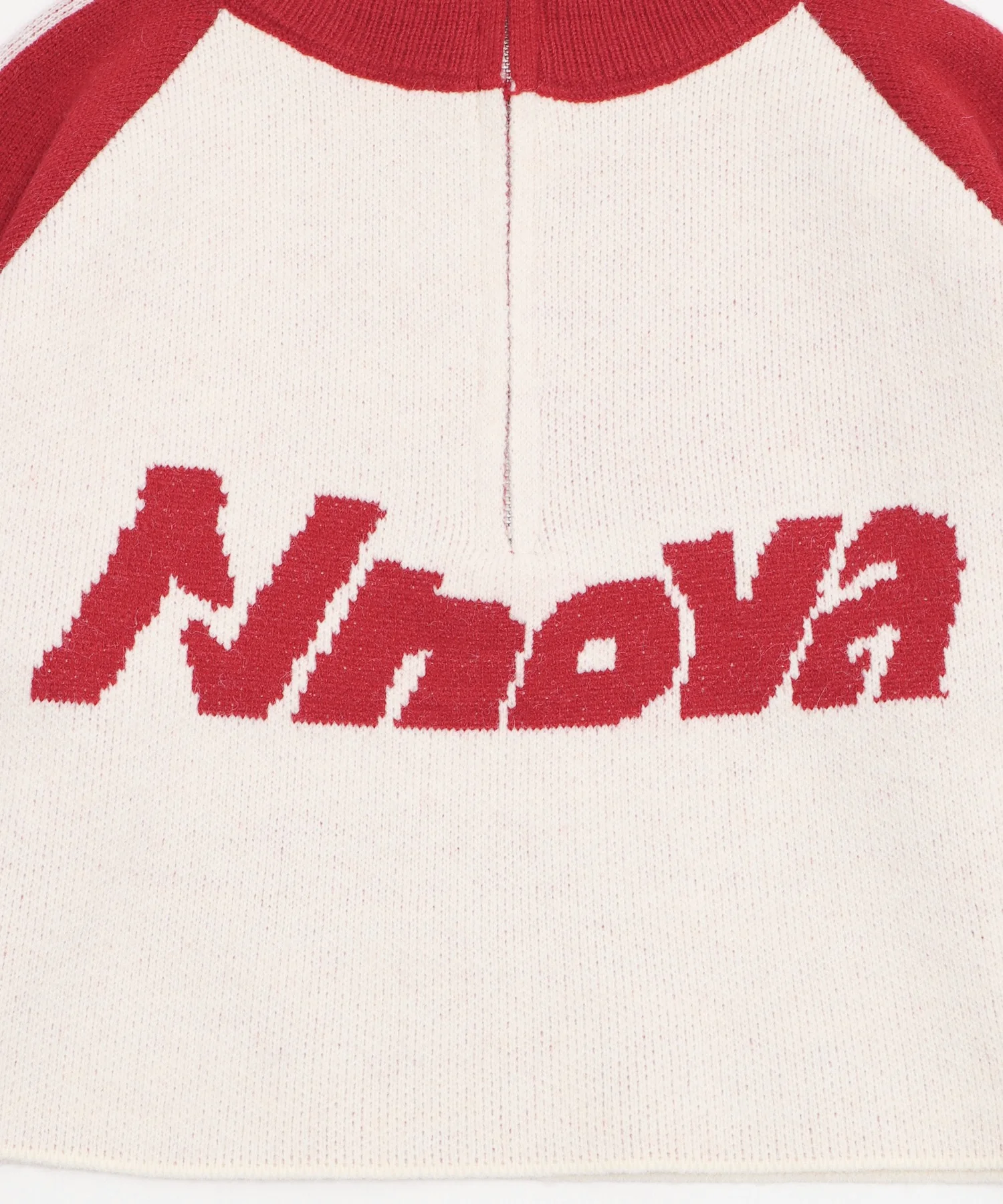 ハーフジップロゴラグランニットプルオーバー - Image 17