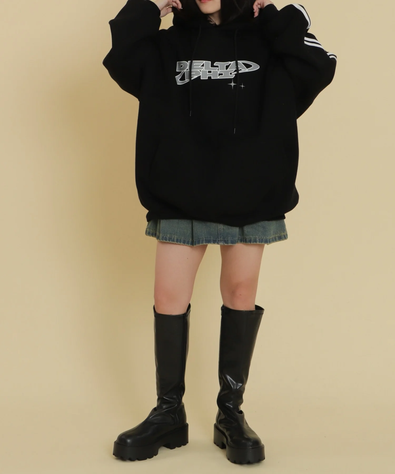 2ラインロゴビッグパーカー - Image 10