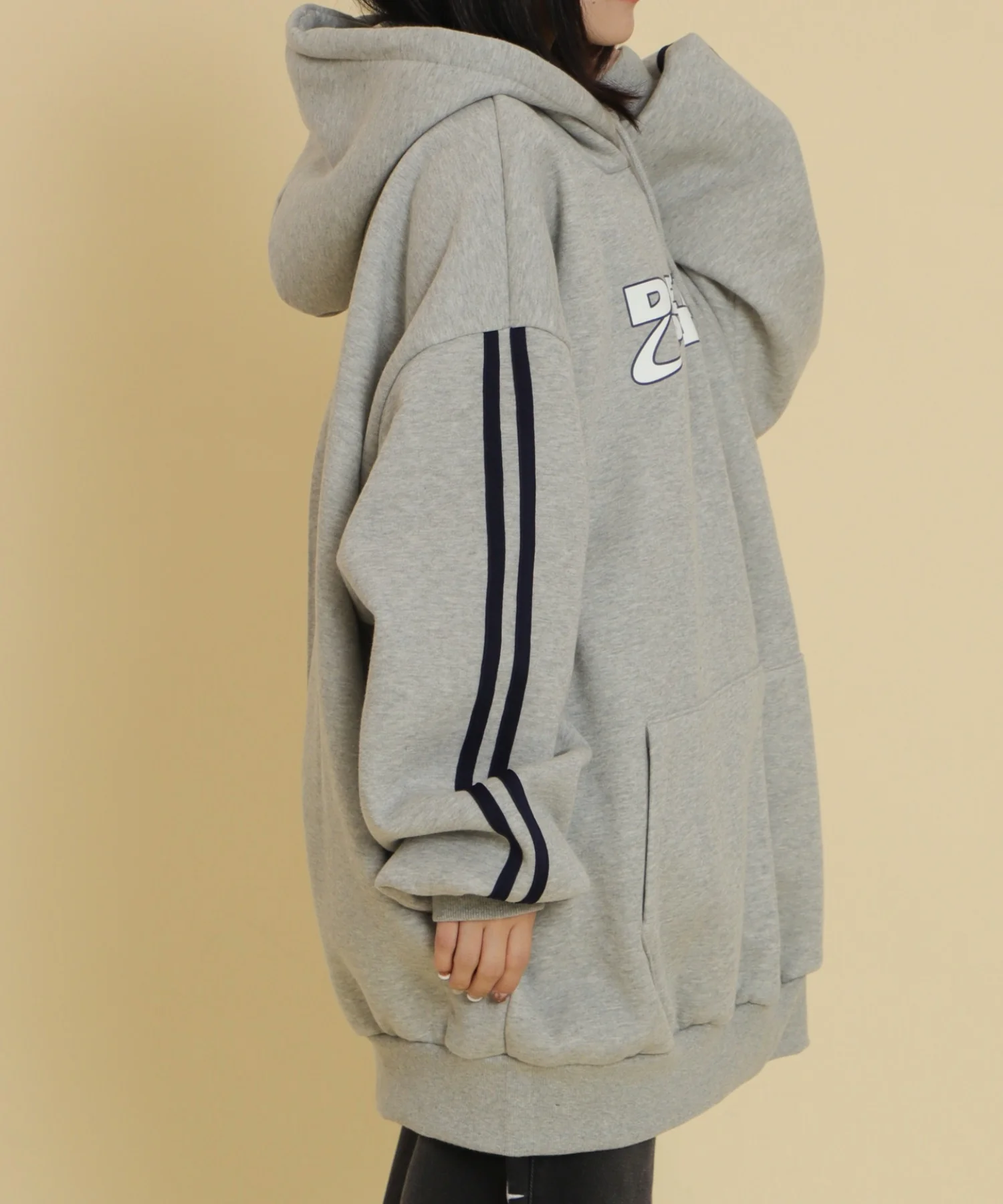 2ラインロゴビッグパーカー - Image 5