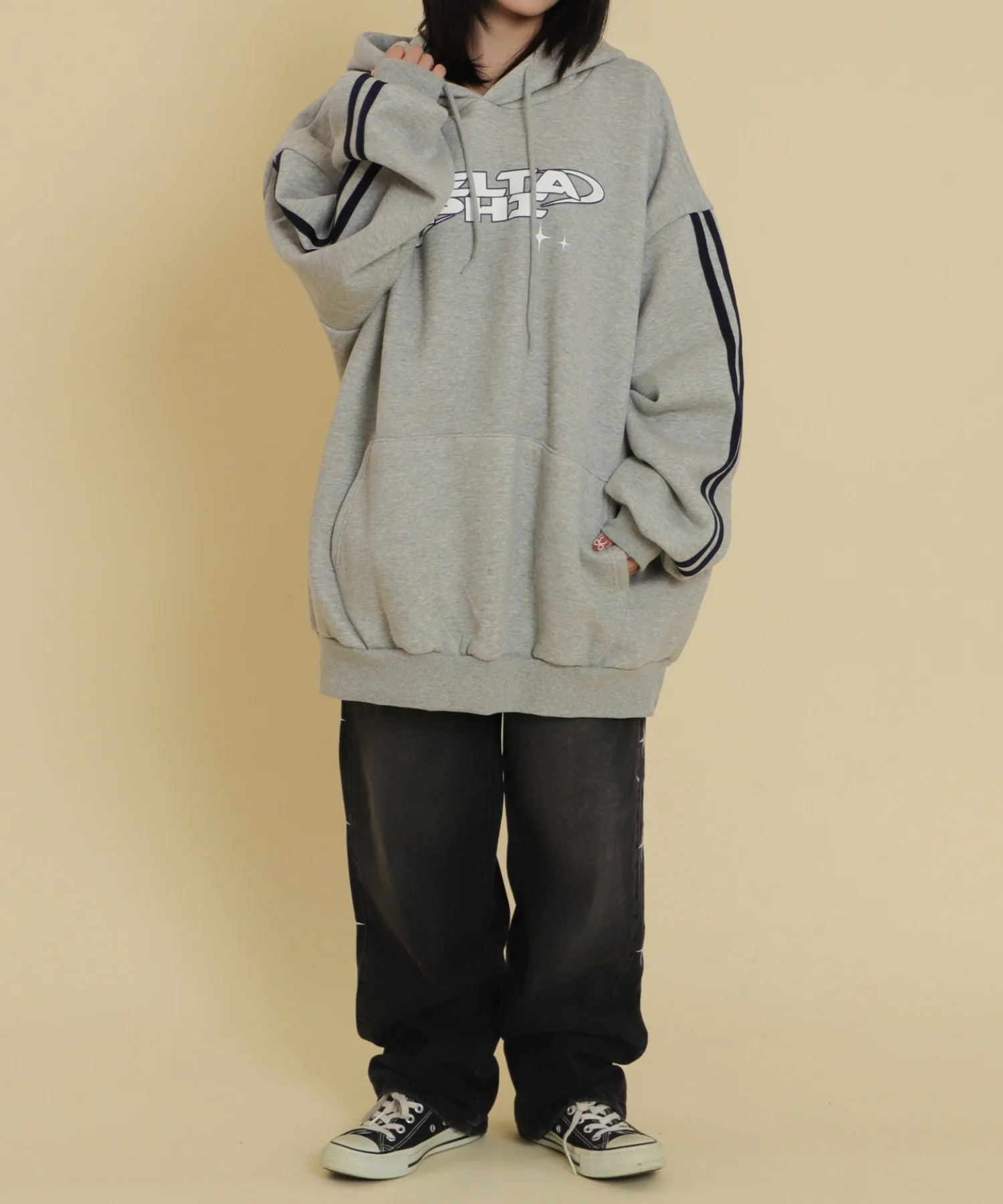 2ラインロゴビッグパーカー - Image 6