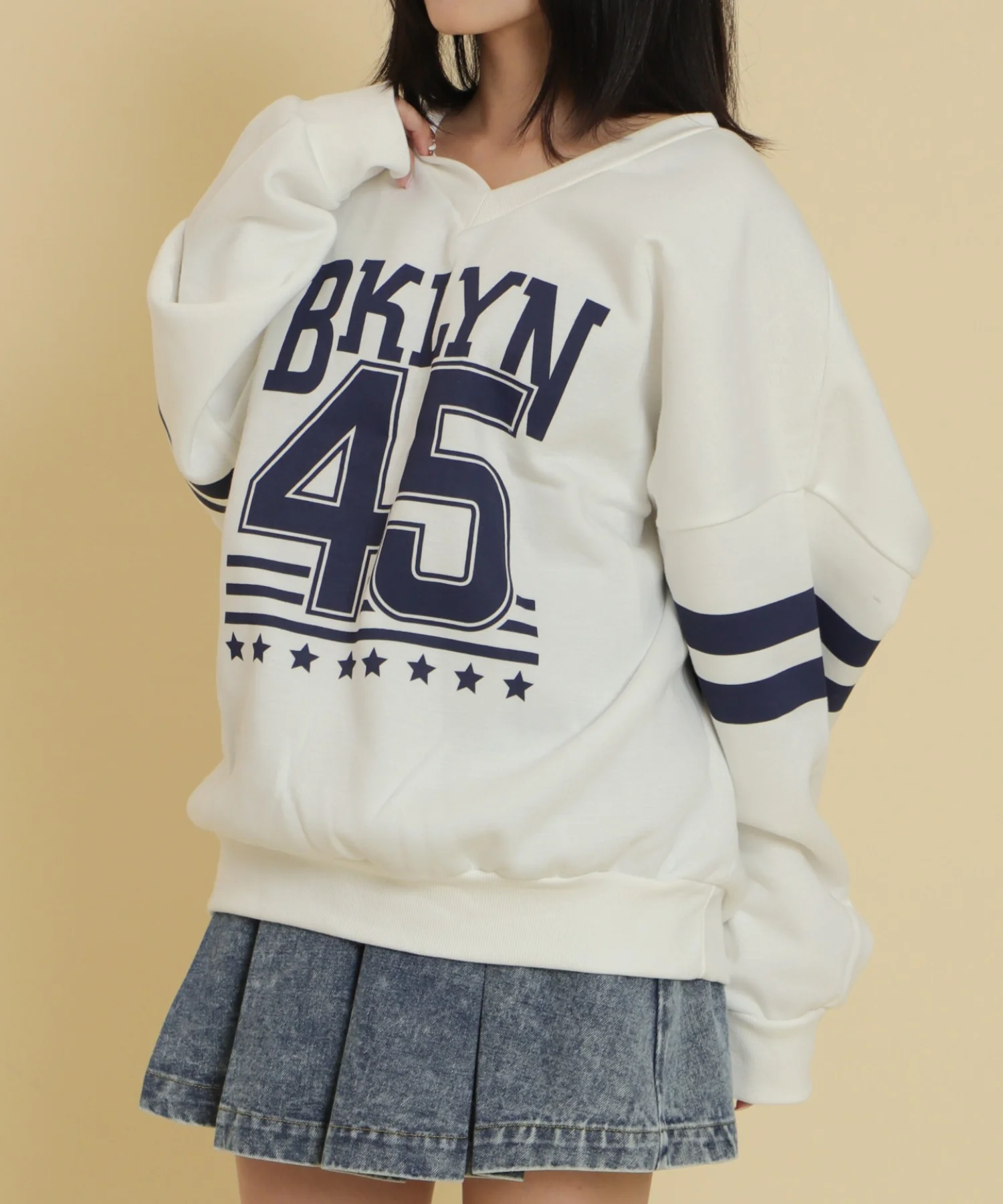 BKLYNナンバービッグスウェット - Image 9