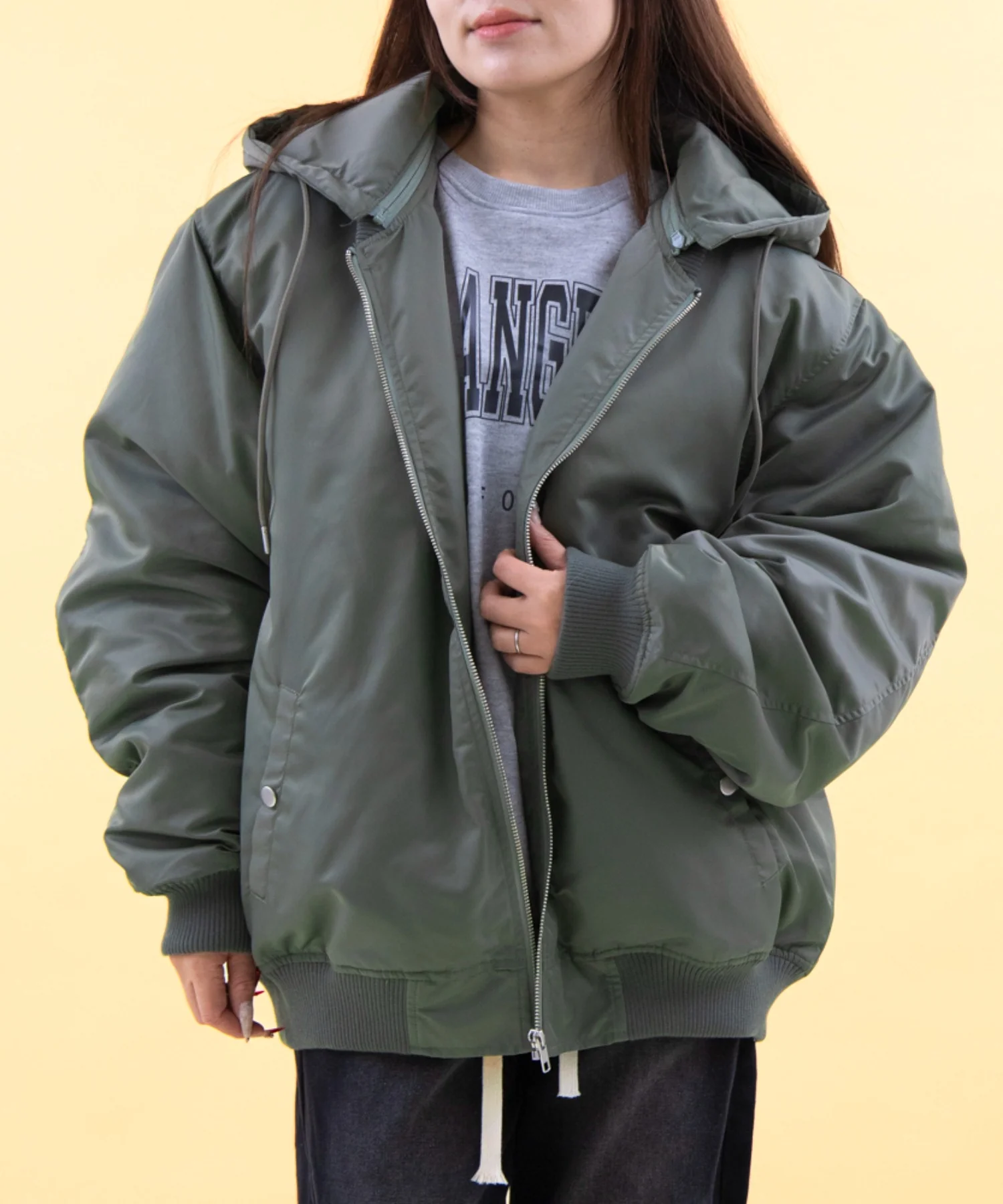 2WAYフーデッドBIGブルゾン - Image 10