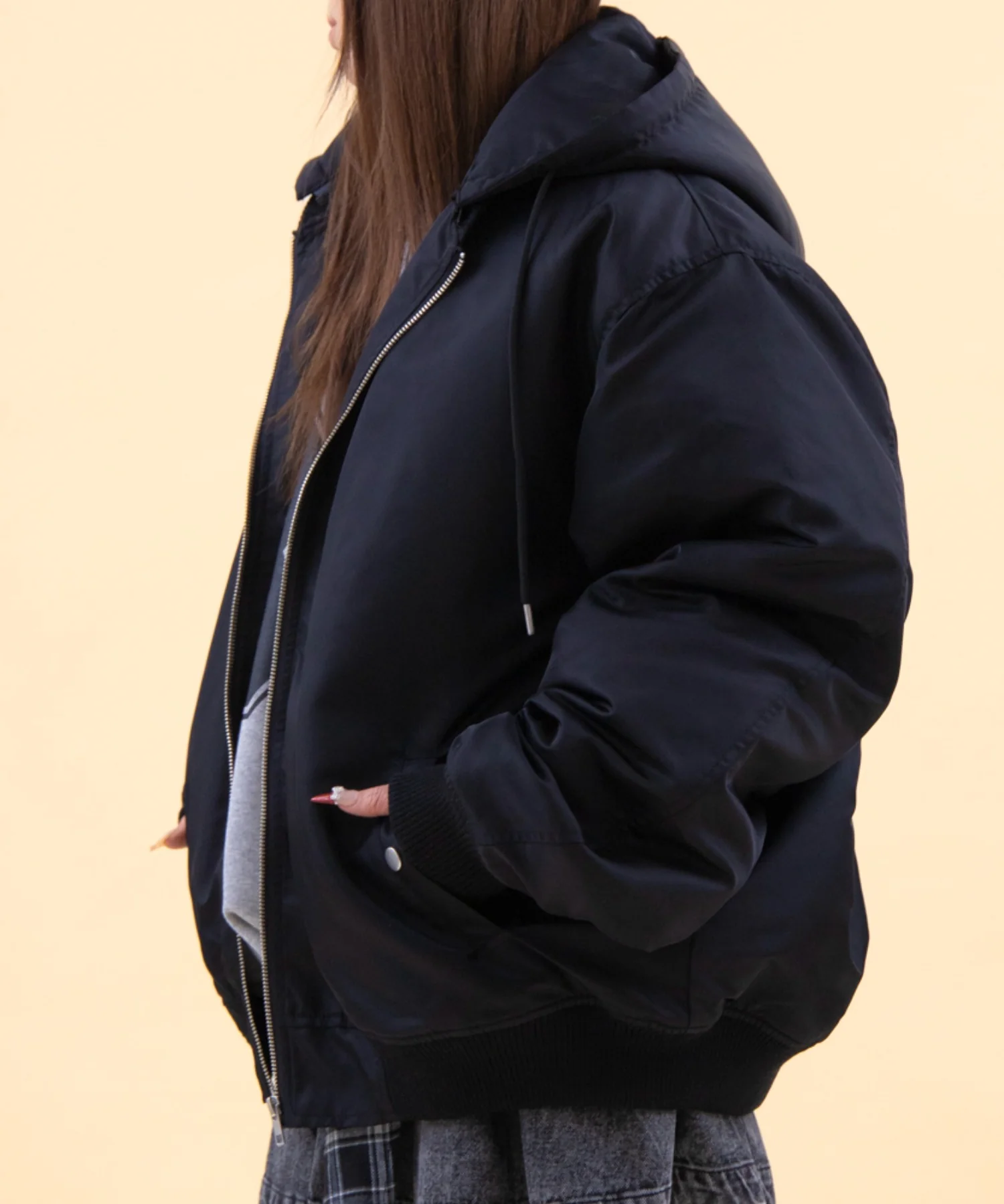 2WAYフーデッドBIGブルゾン - Image 8
